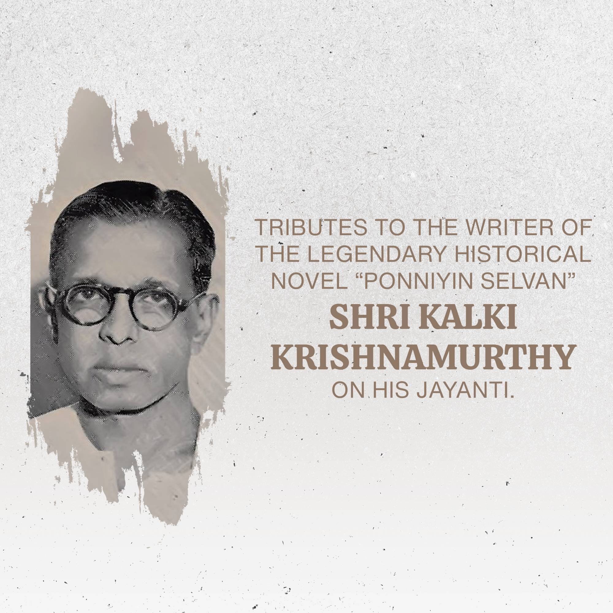 Kalki Krishnamurthy Jayanti