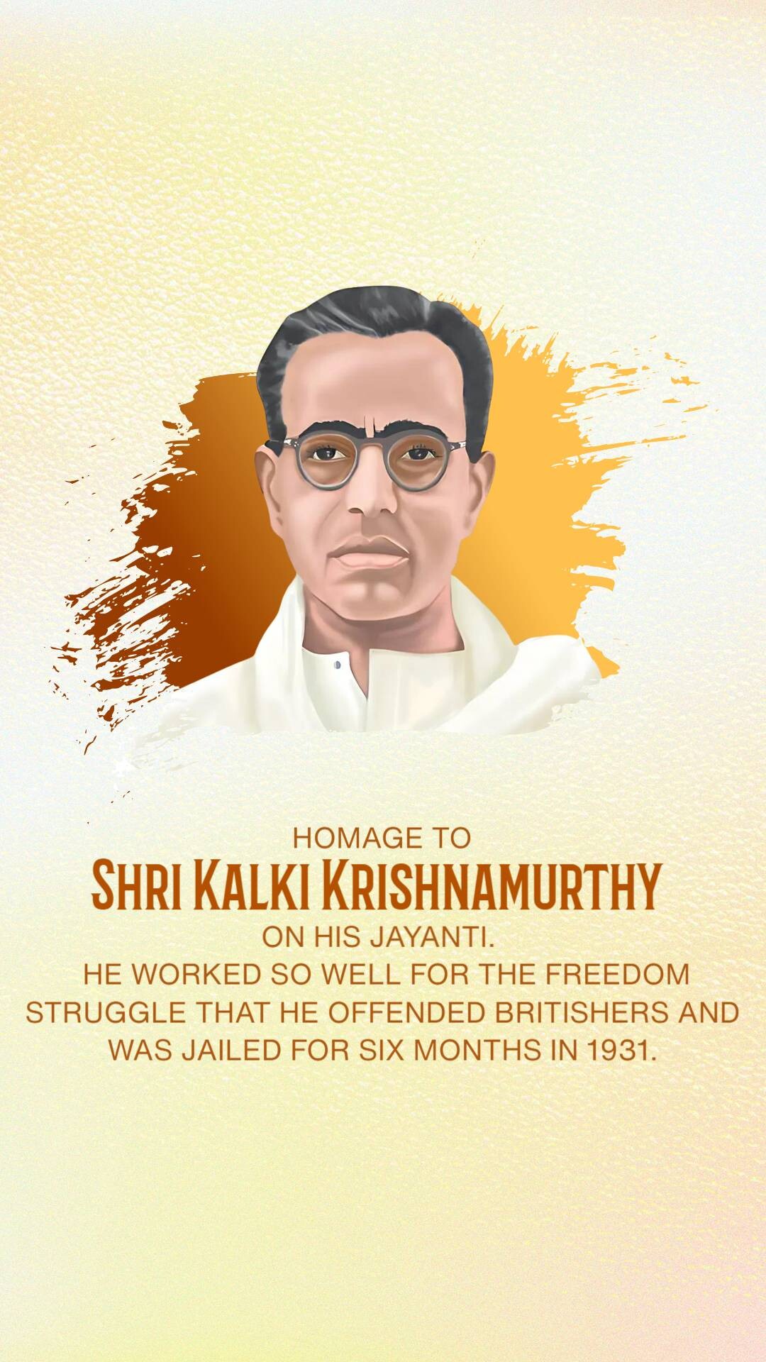 Kalki Krishnamurthy Jayanti