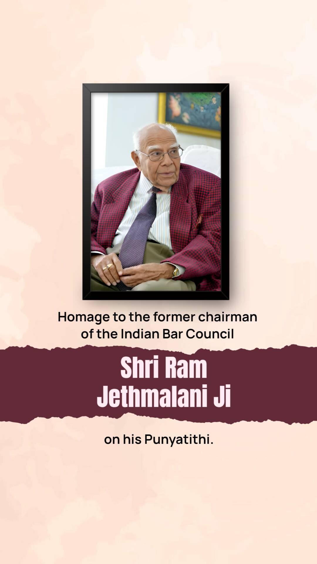 Ram Jethmalani Punyatithi