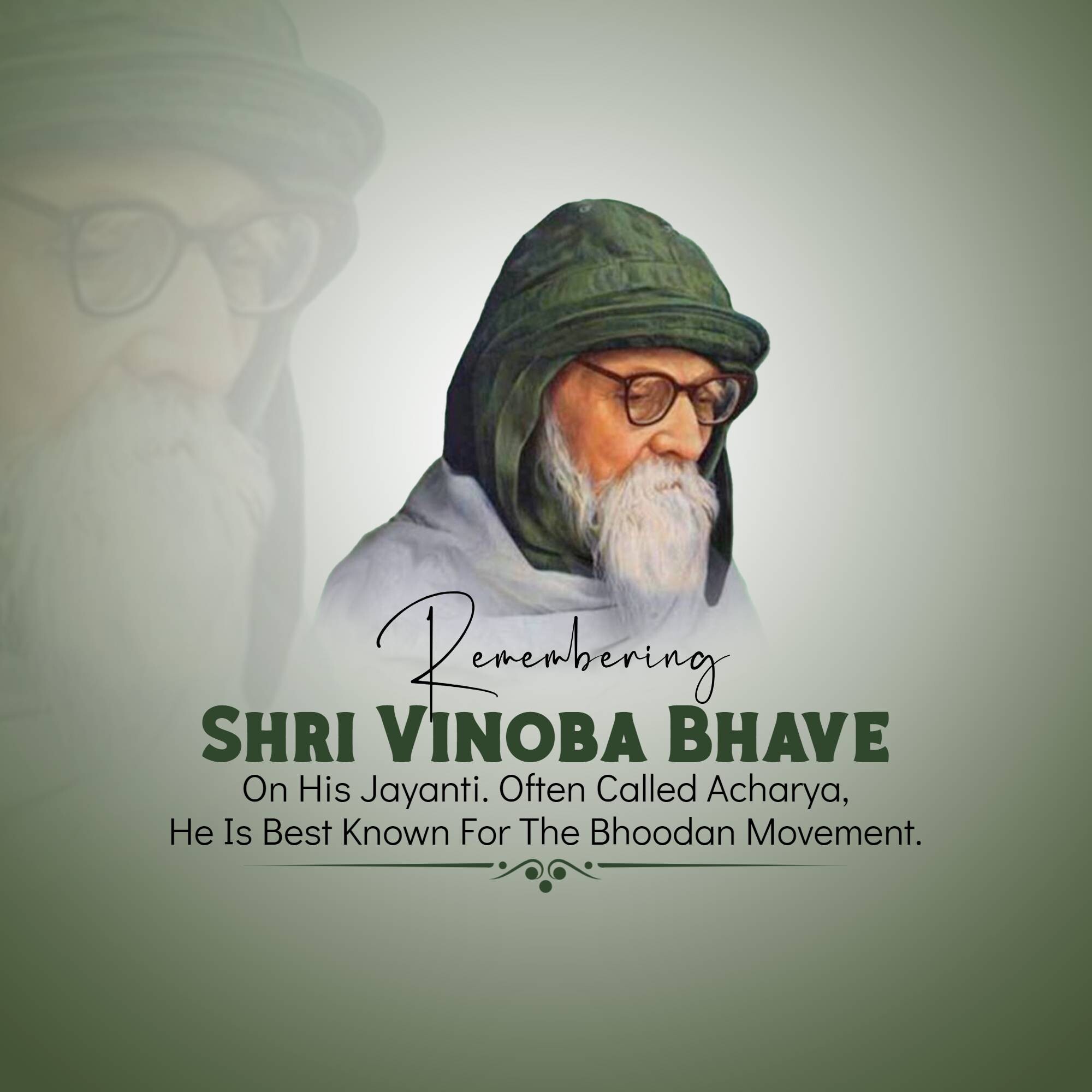 Vinoba Bhave Jayanti