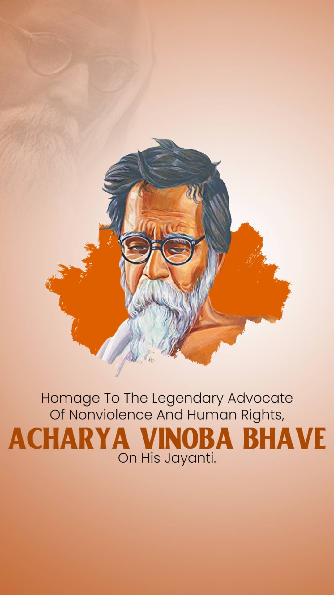 Vinoba Bhave Jayanti