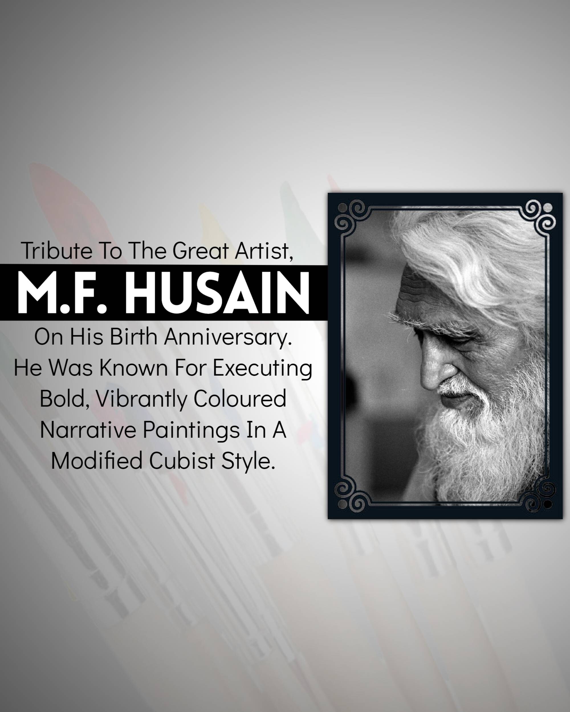 M. F. Husain Jayanti