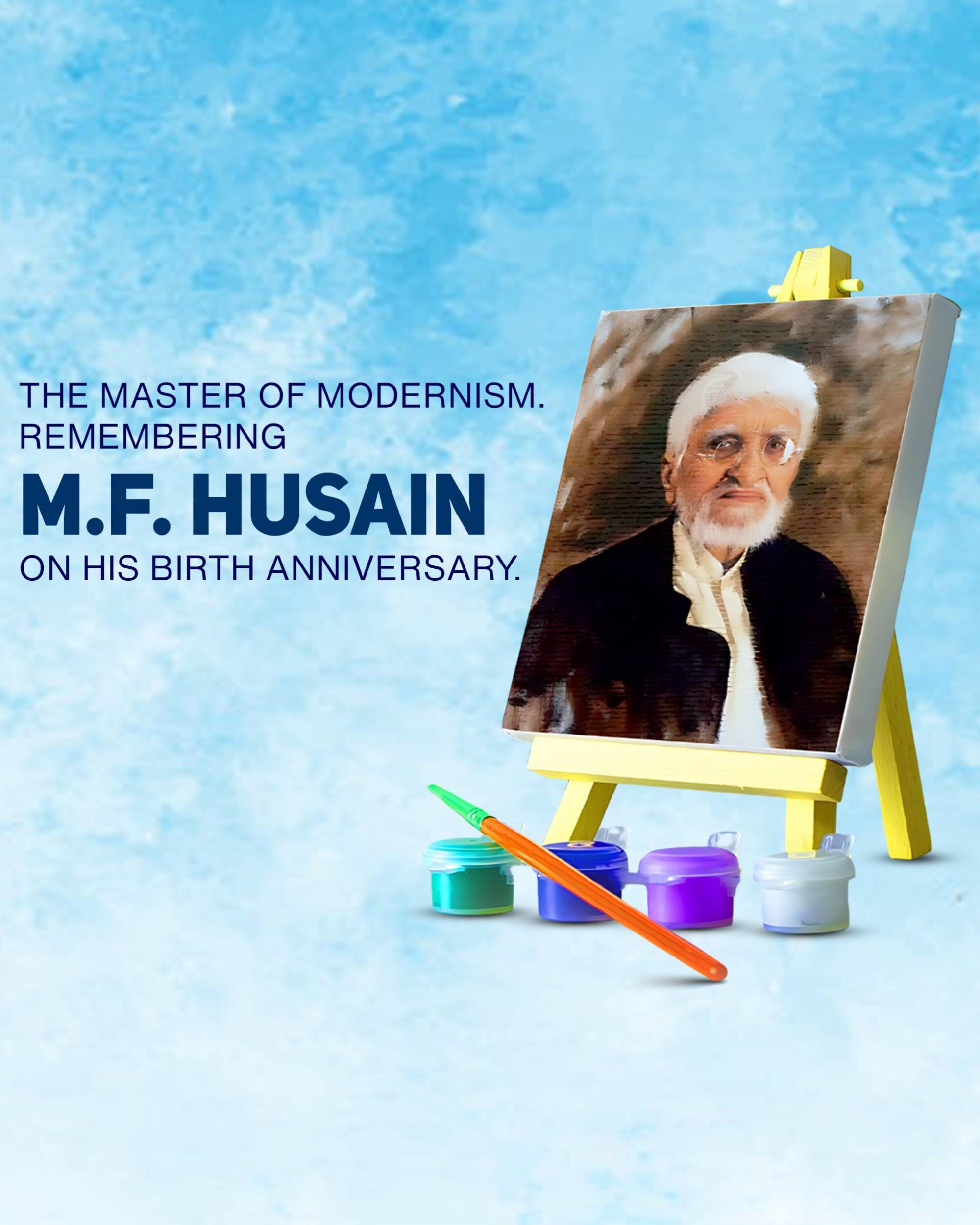 M. F. Husain Jayanti