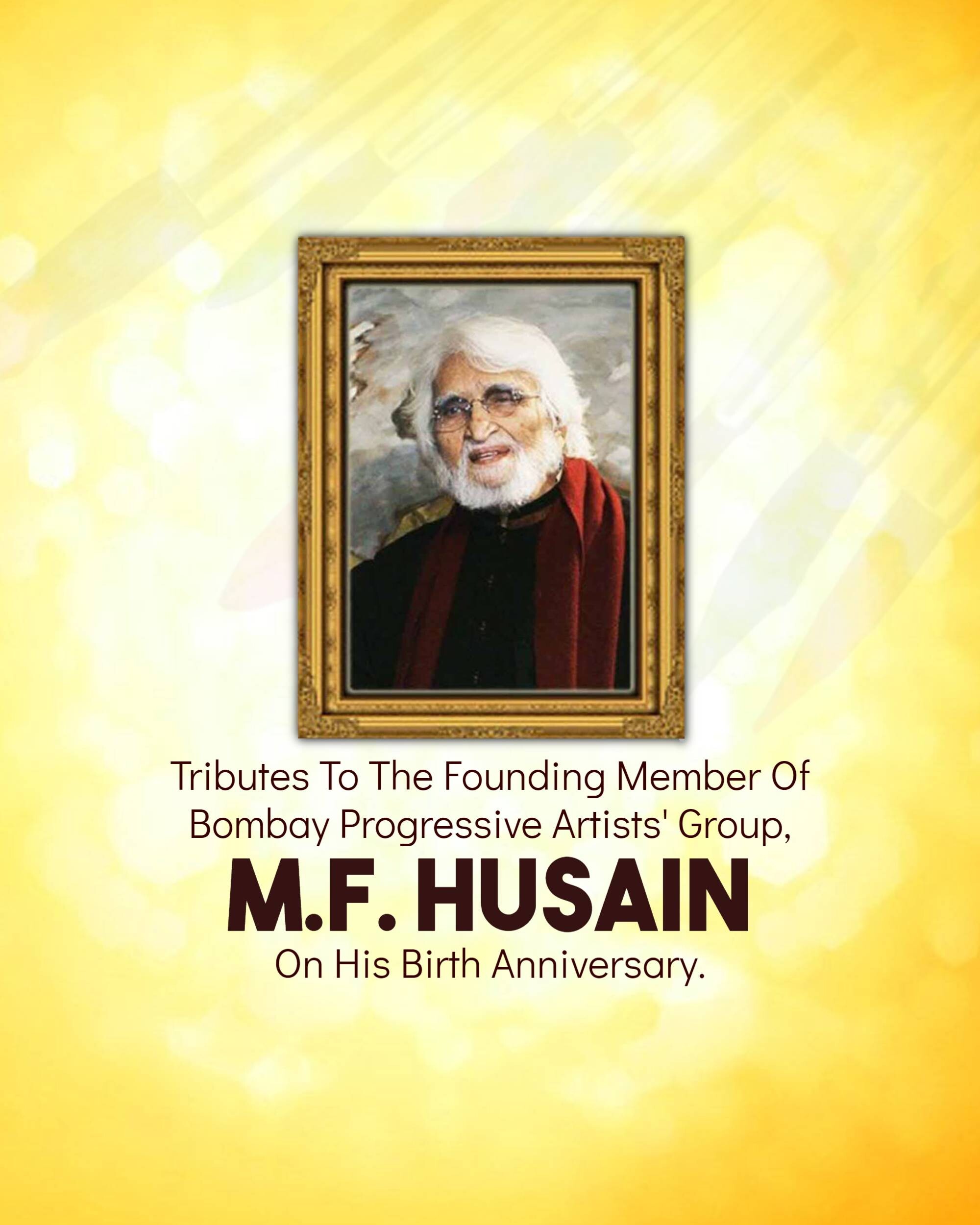 M. F. Husain Jayanti