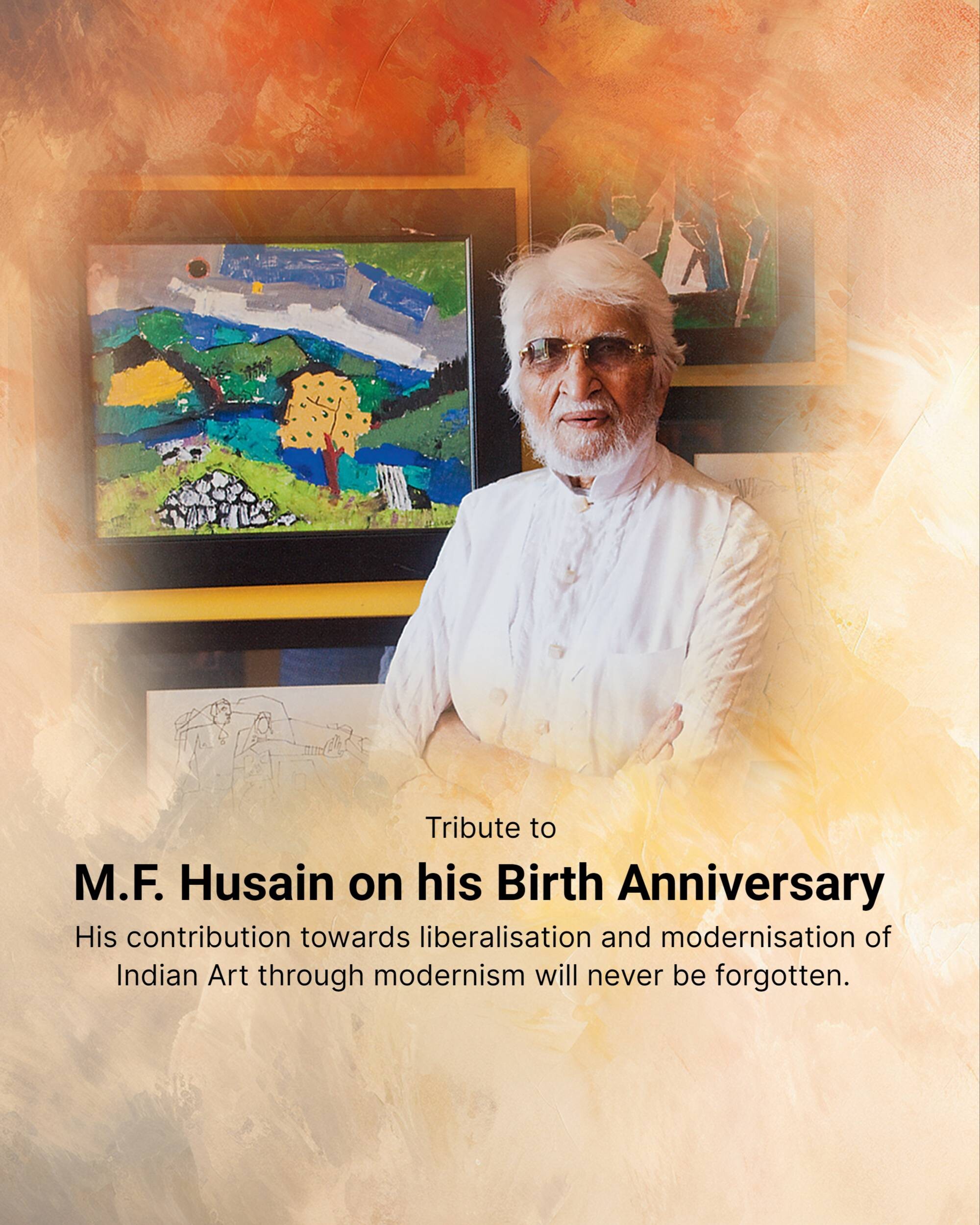 M. F. Husain Jayanti