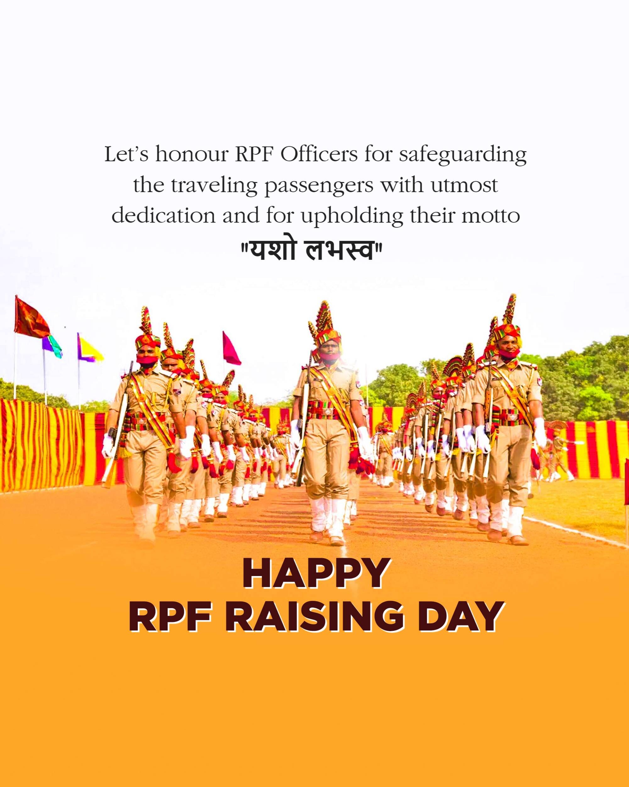Railway Police Force (RPF) Raising Day