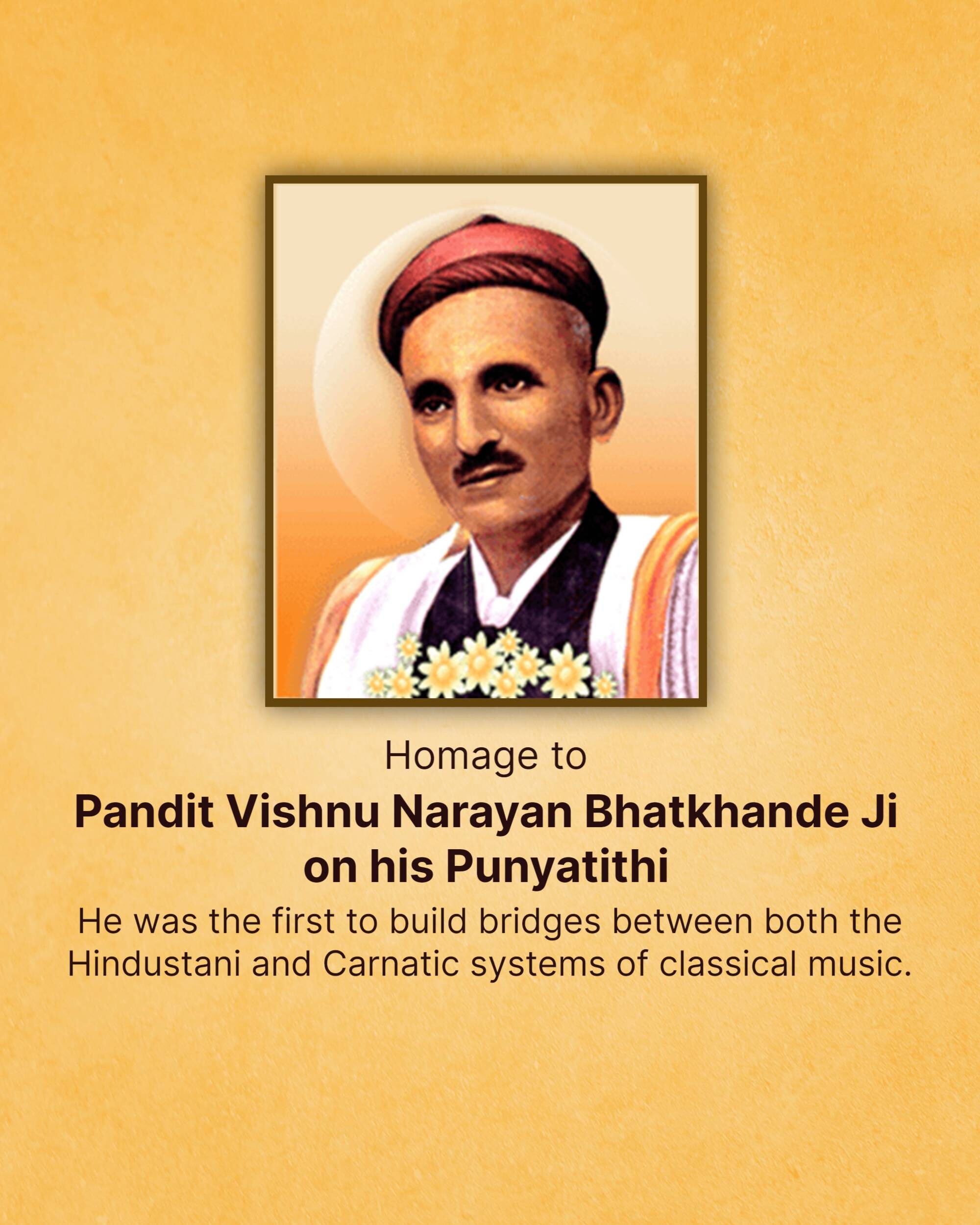 Vishnu Narayan Bhatkhande Punyatithi