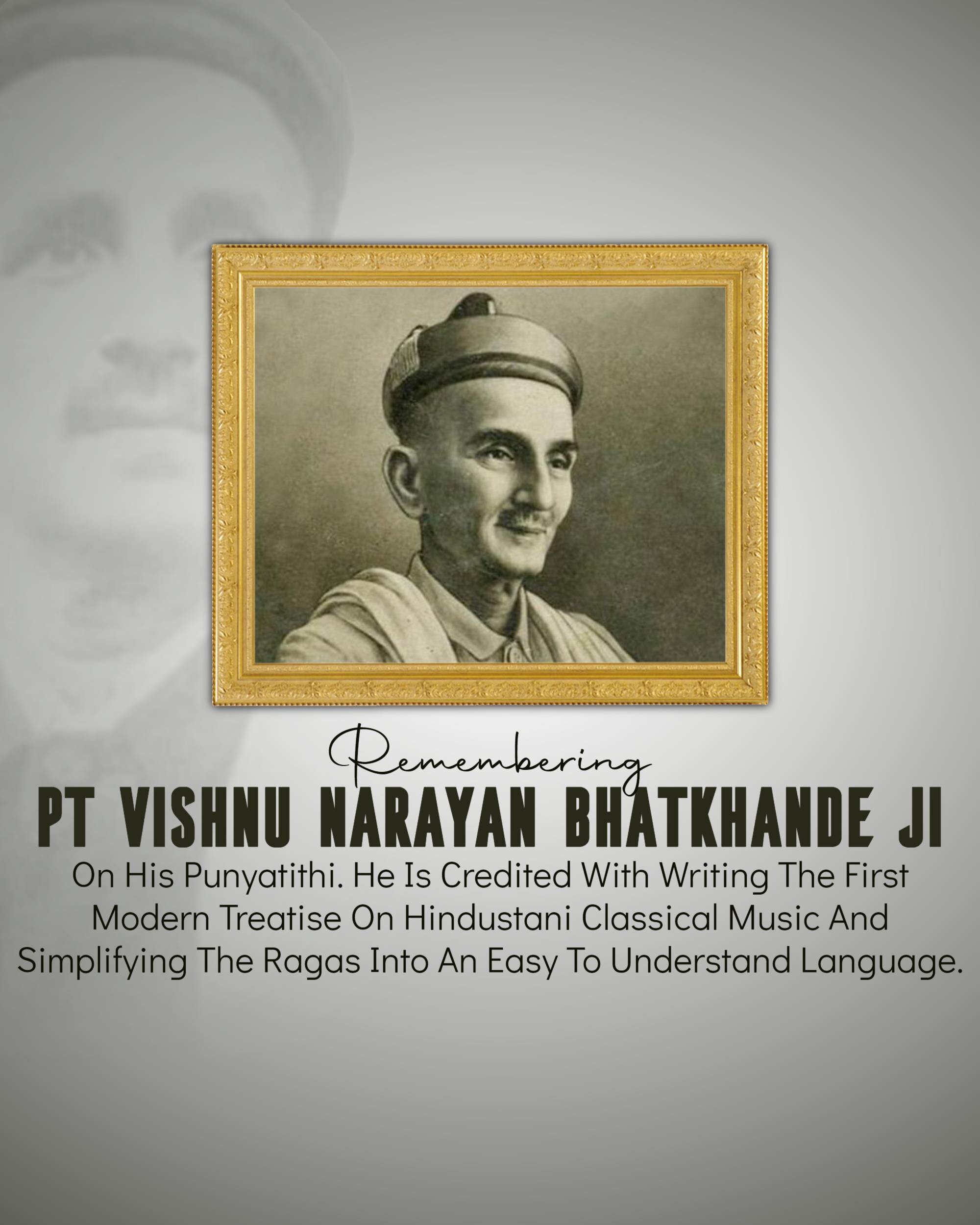 Vishnu Narayan Bhatkhande Punyatithi