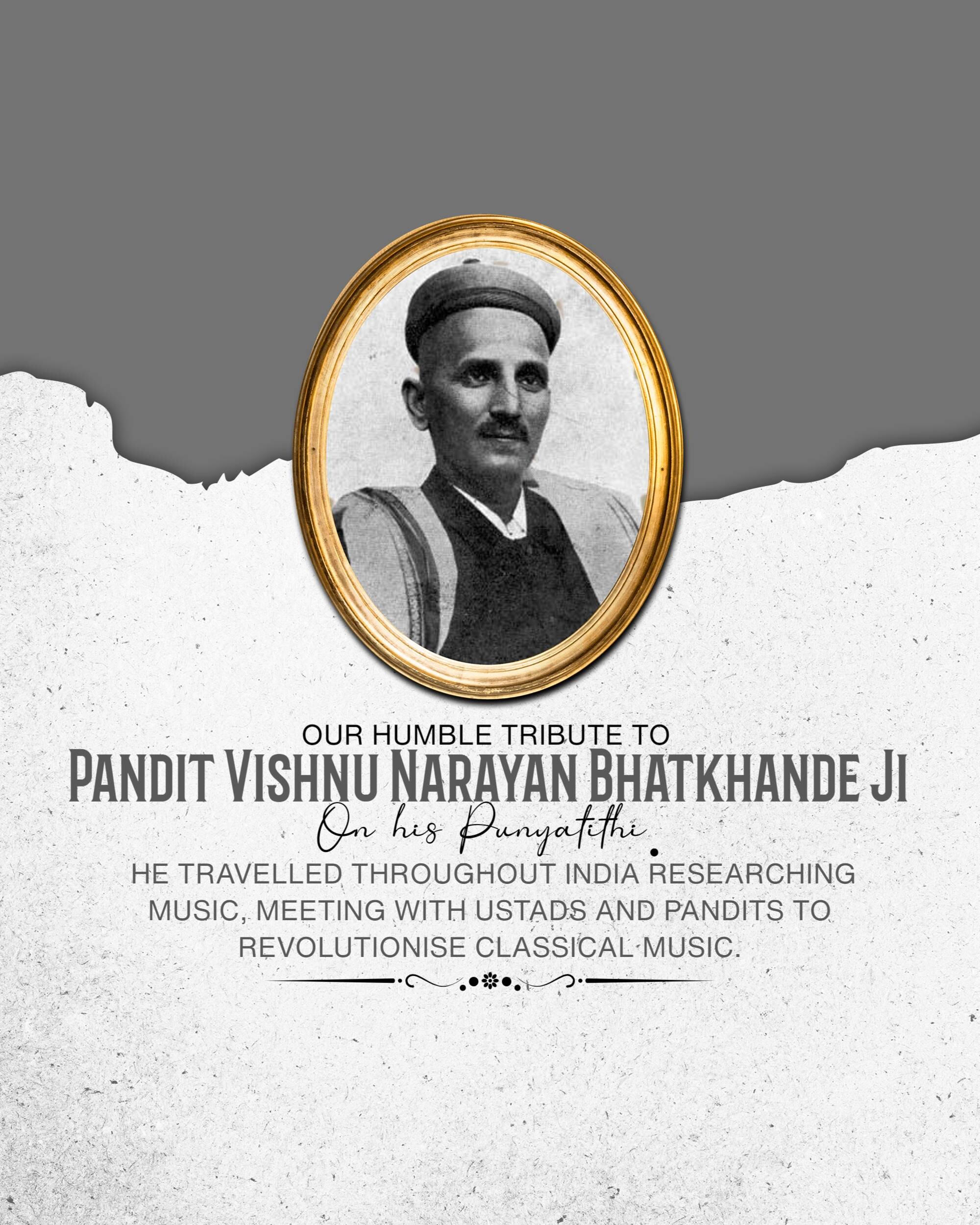 Vishnu Narayan Bhatkhande Punyatithi