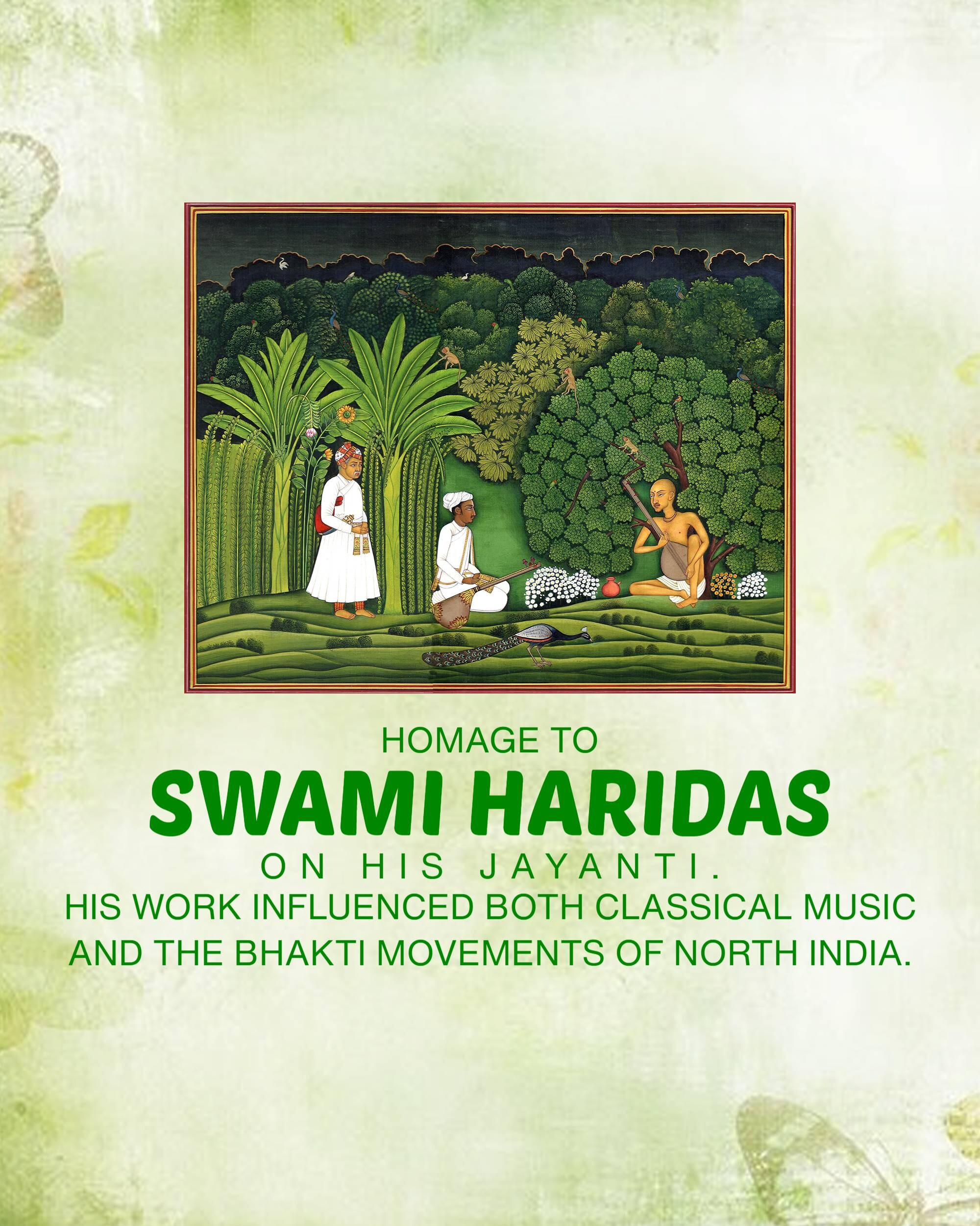 Swami Haridas Jayanti