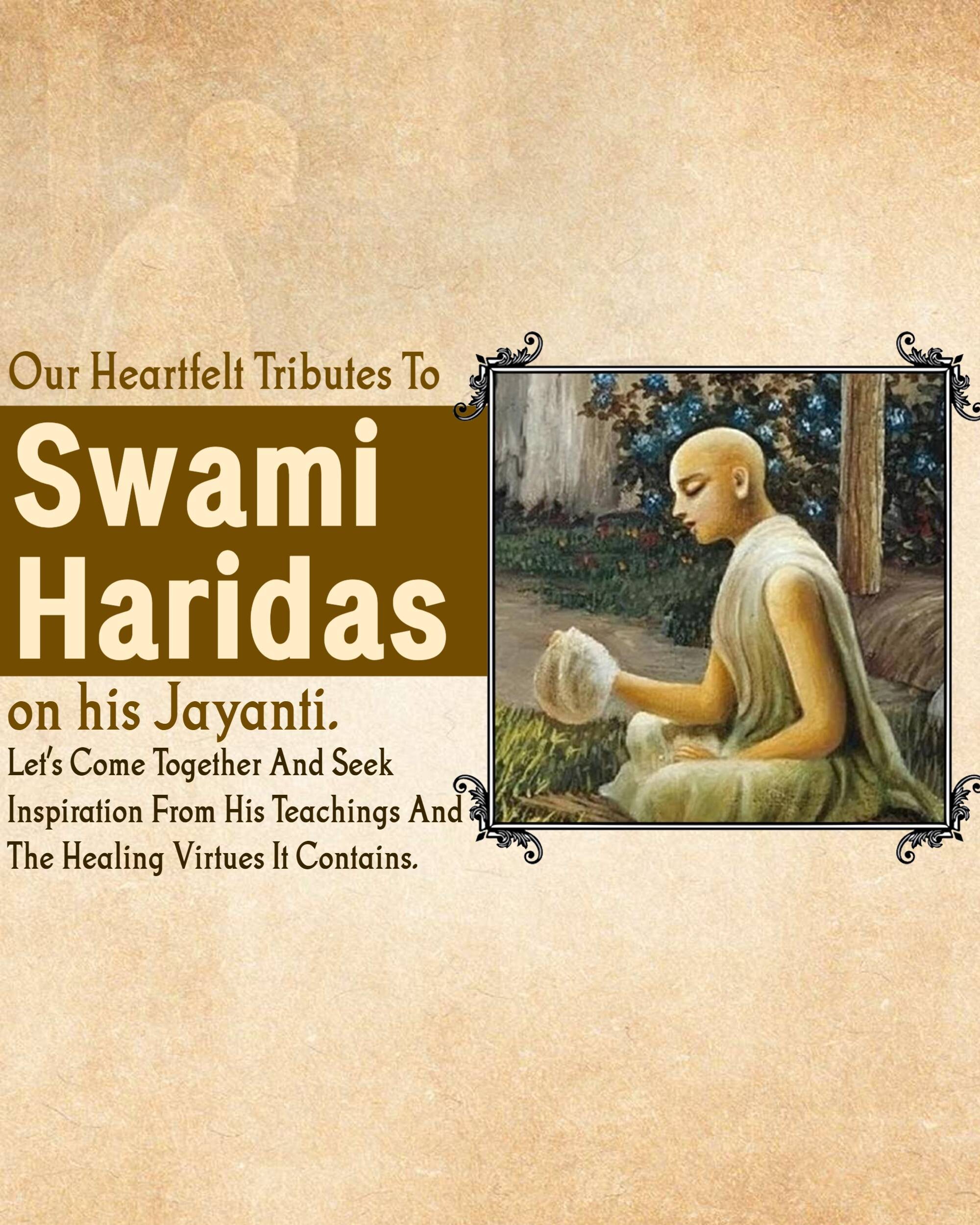 Swami Haridas Jayanti