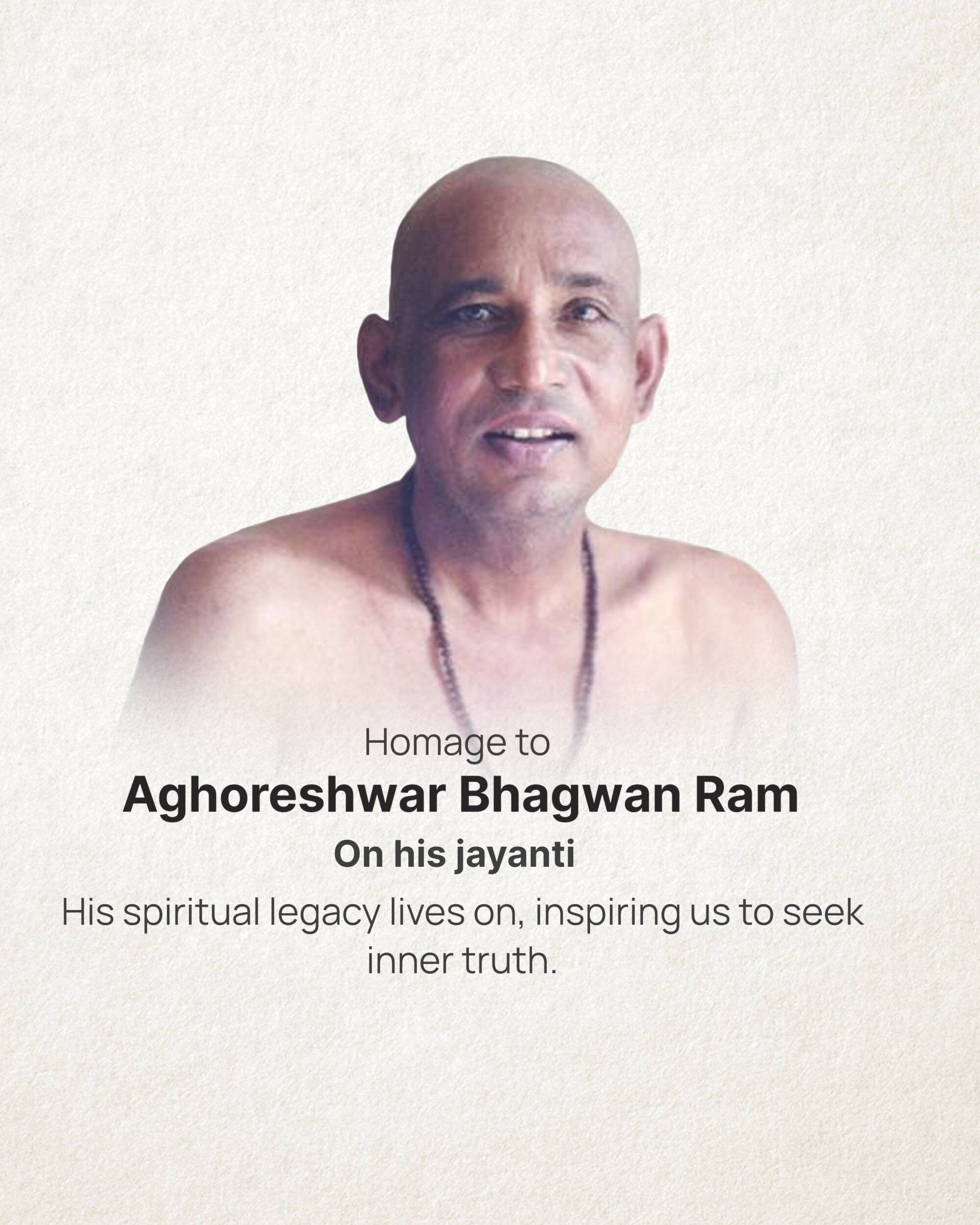 Aghoreshwar Bhagwan Ram Jayanti (Kashi)