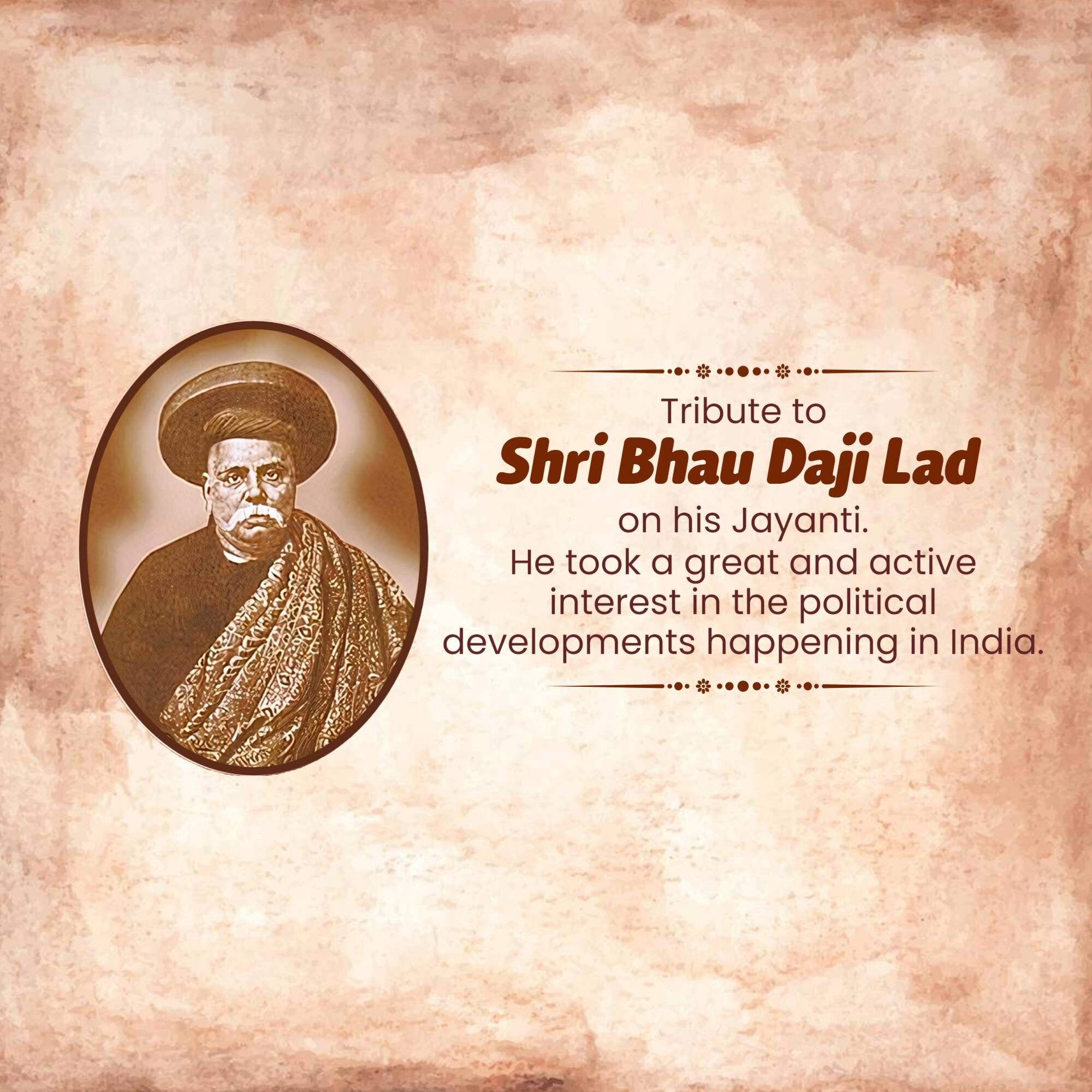 Bhau Daji Lad Jayanti