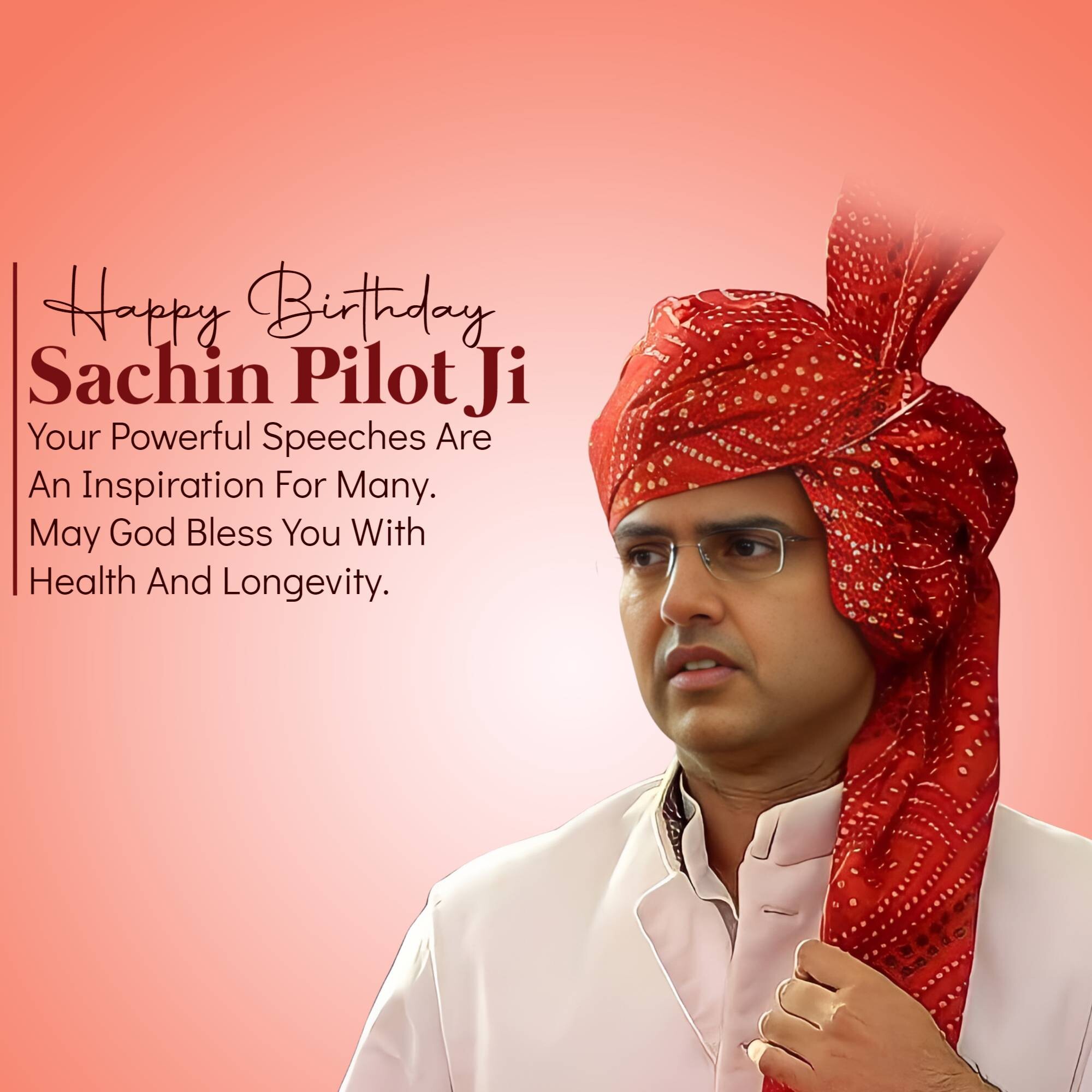 Sachin Pilot Birthday