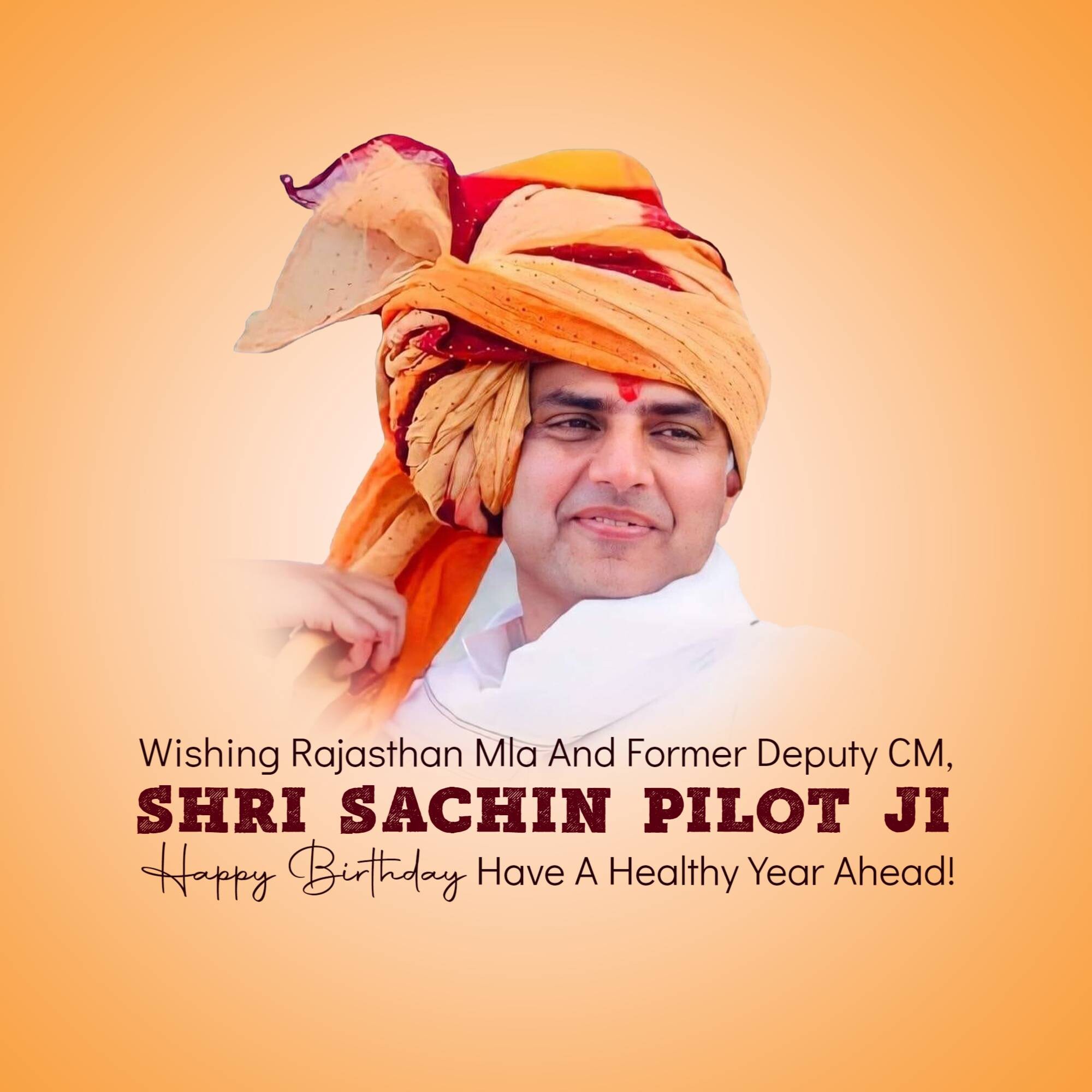 Sachin Pilot Birthday
