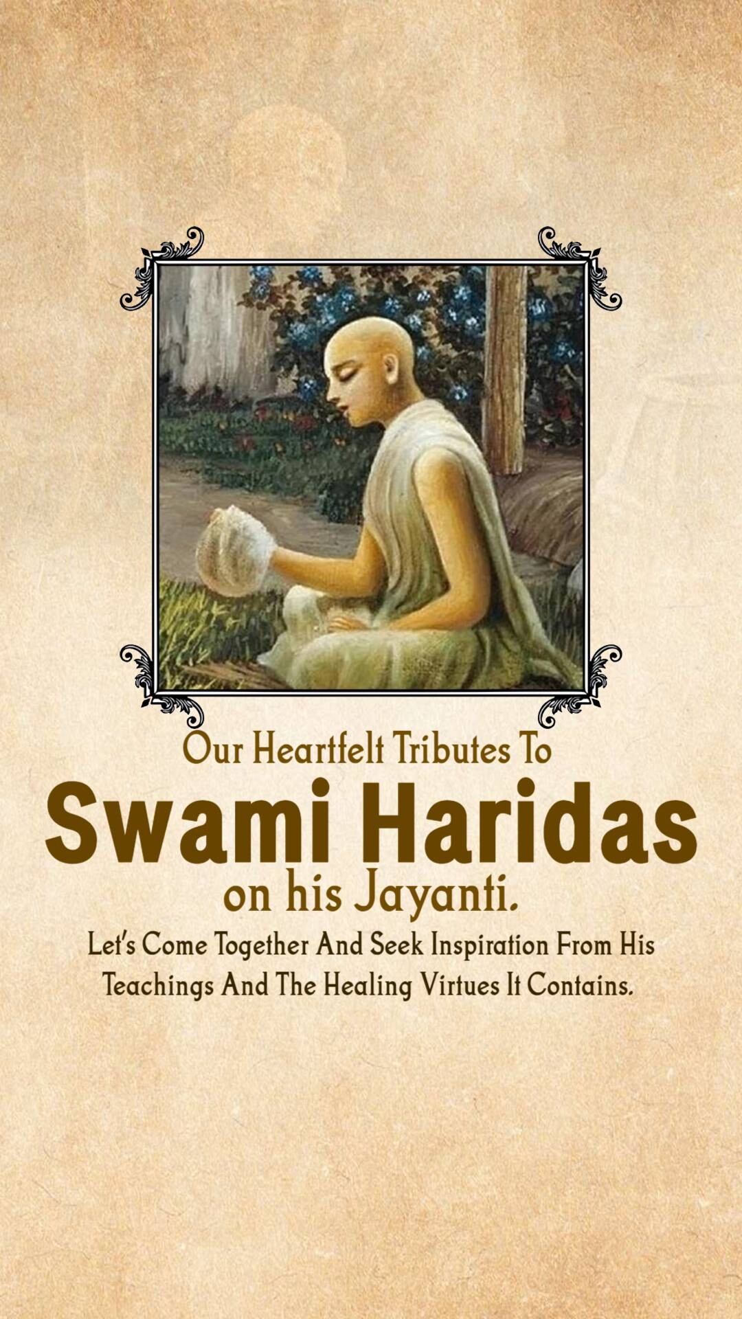 Swami Haridas Jayanti