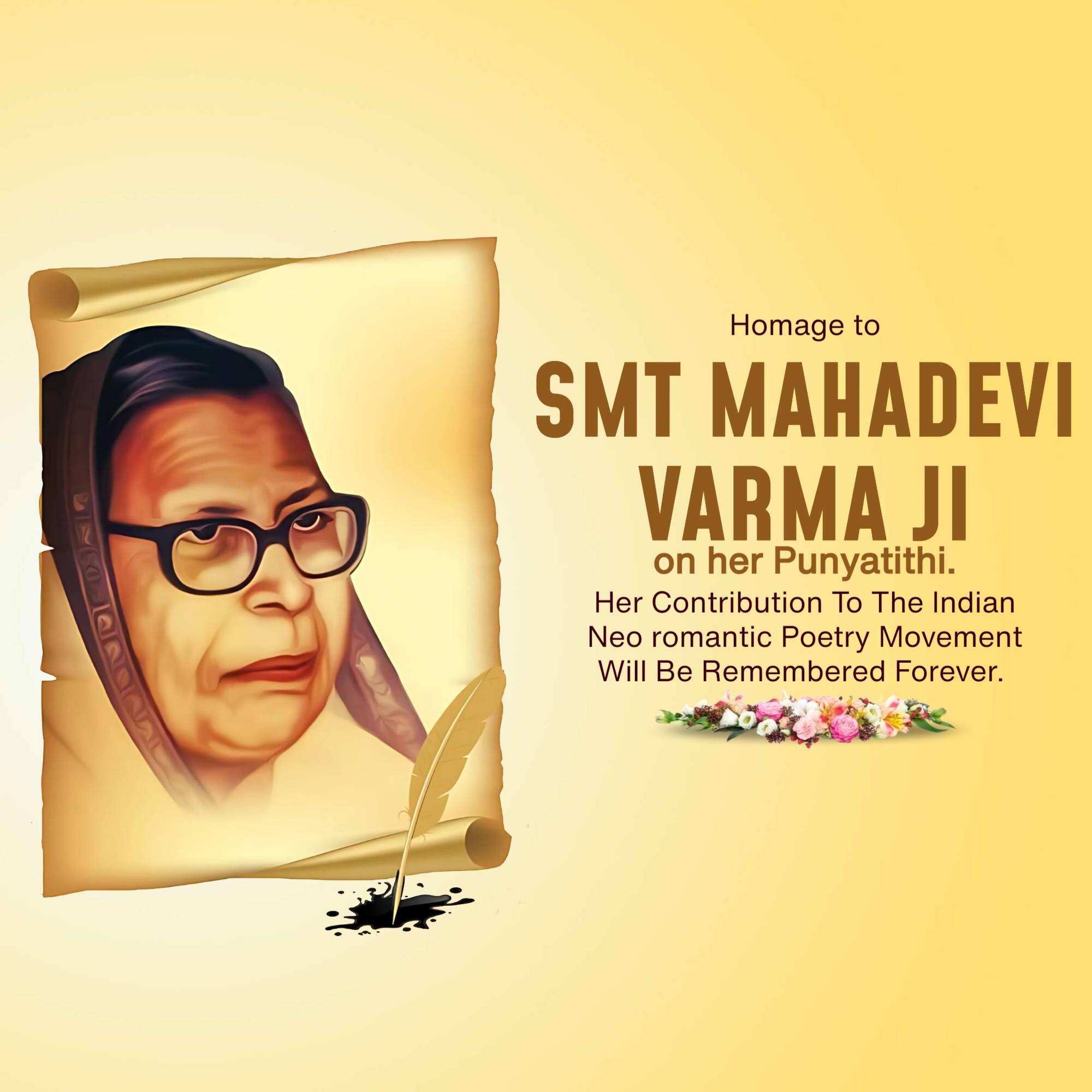 Mahadevi Verma Punyatithi