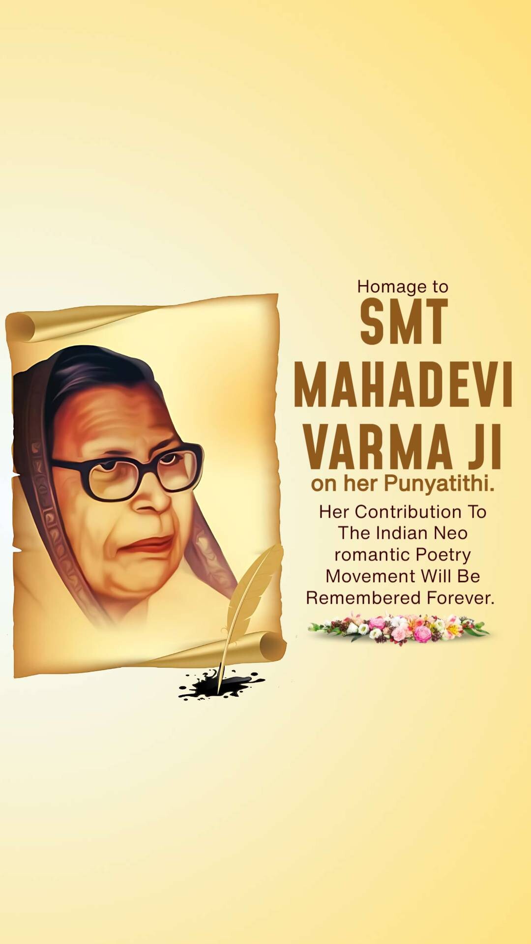 Mahadevi Verma Punyatithi
