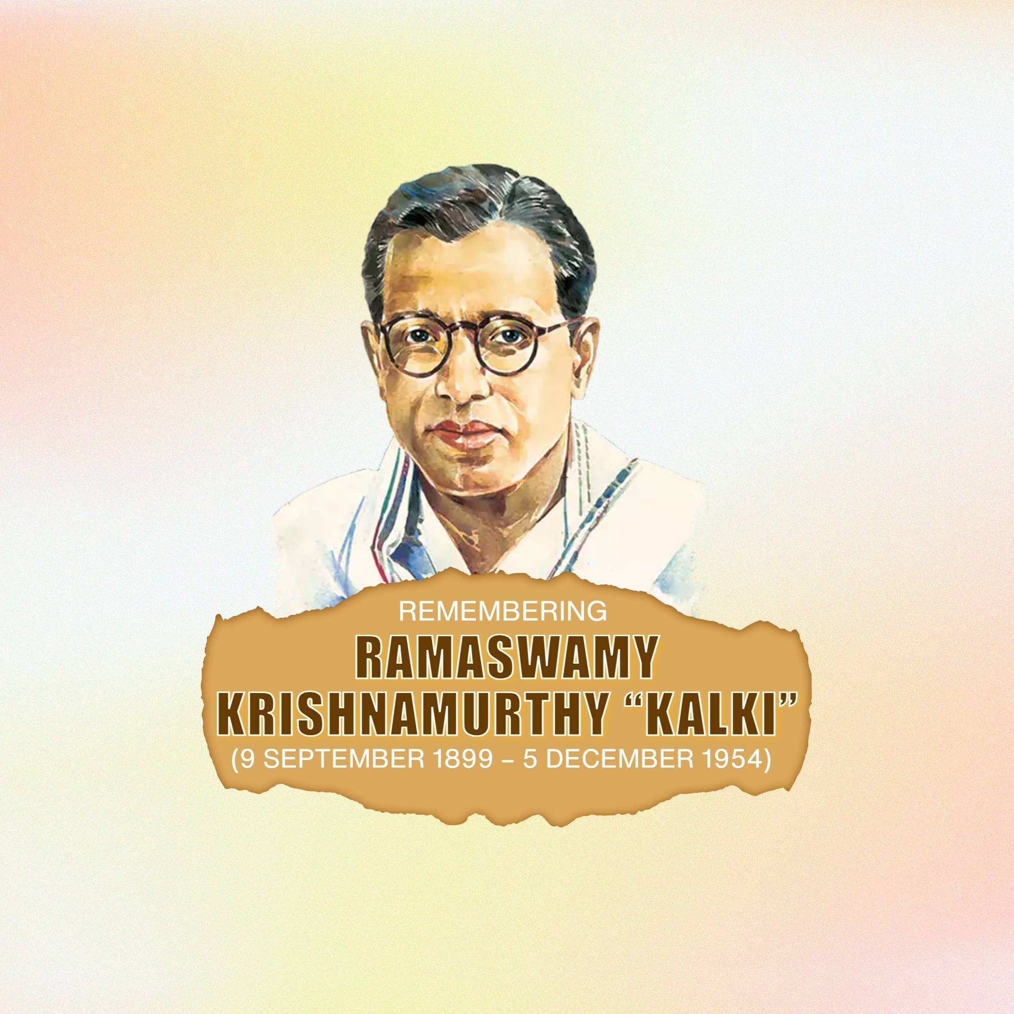 Kalki Krishnamurthy Jayanti