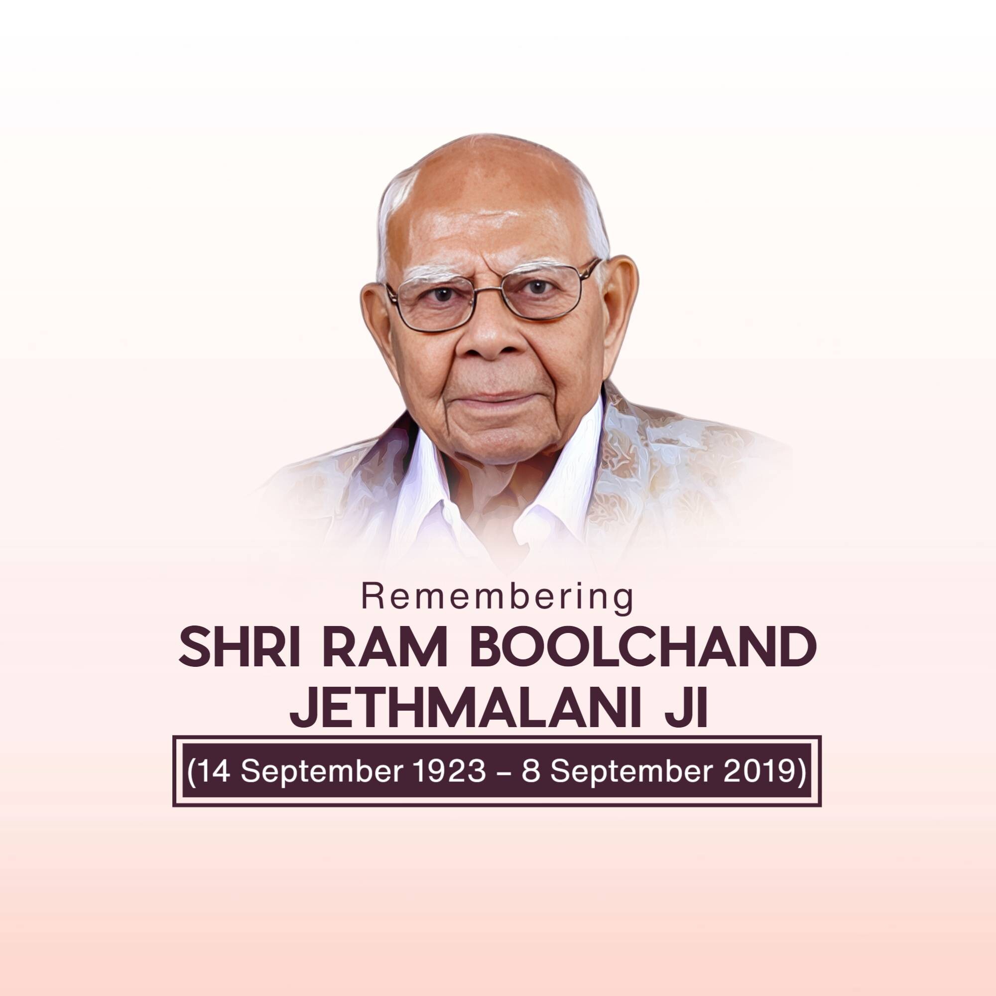 Ram Jethmalani Jayanti