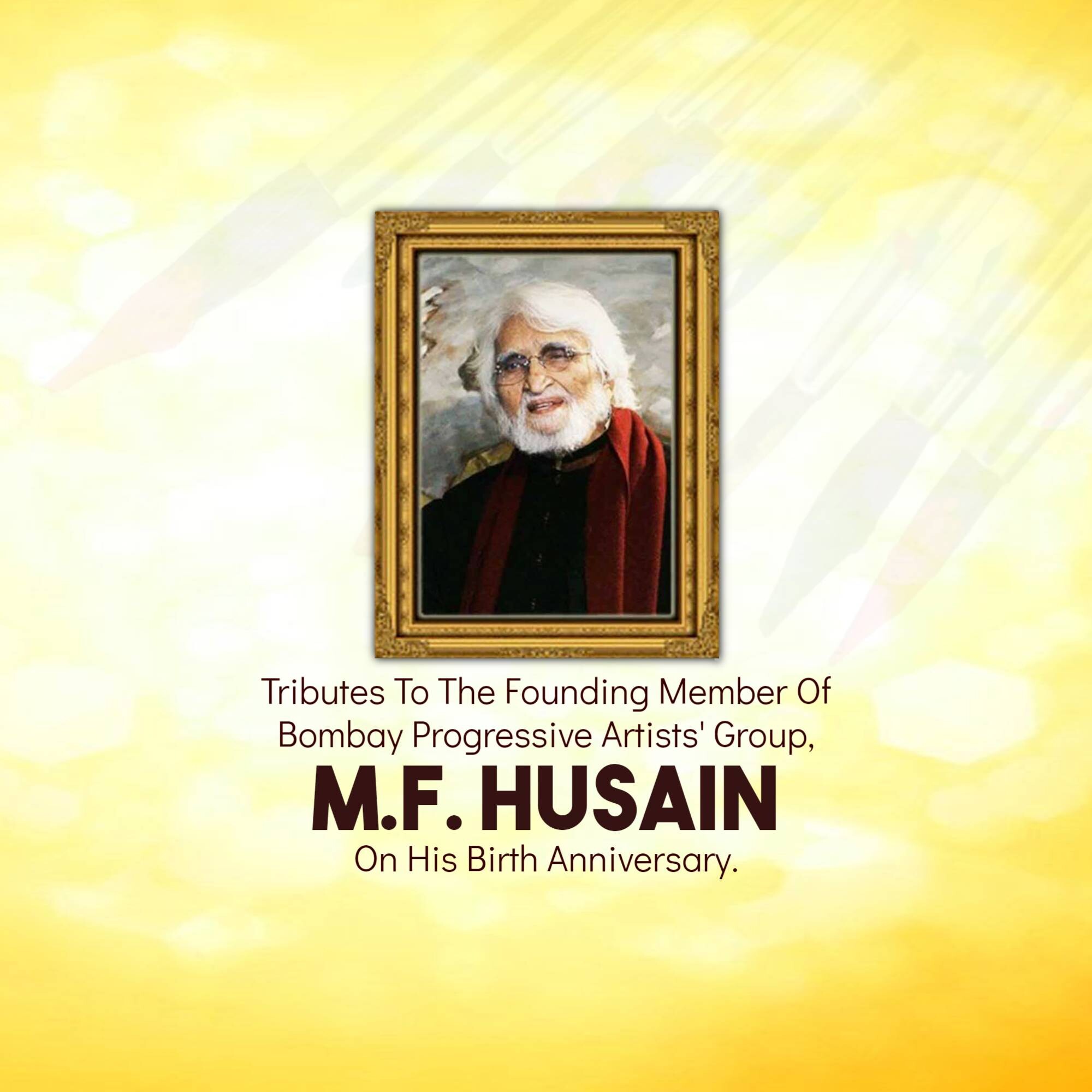 M. F. Husain Jayanti