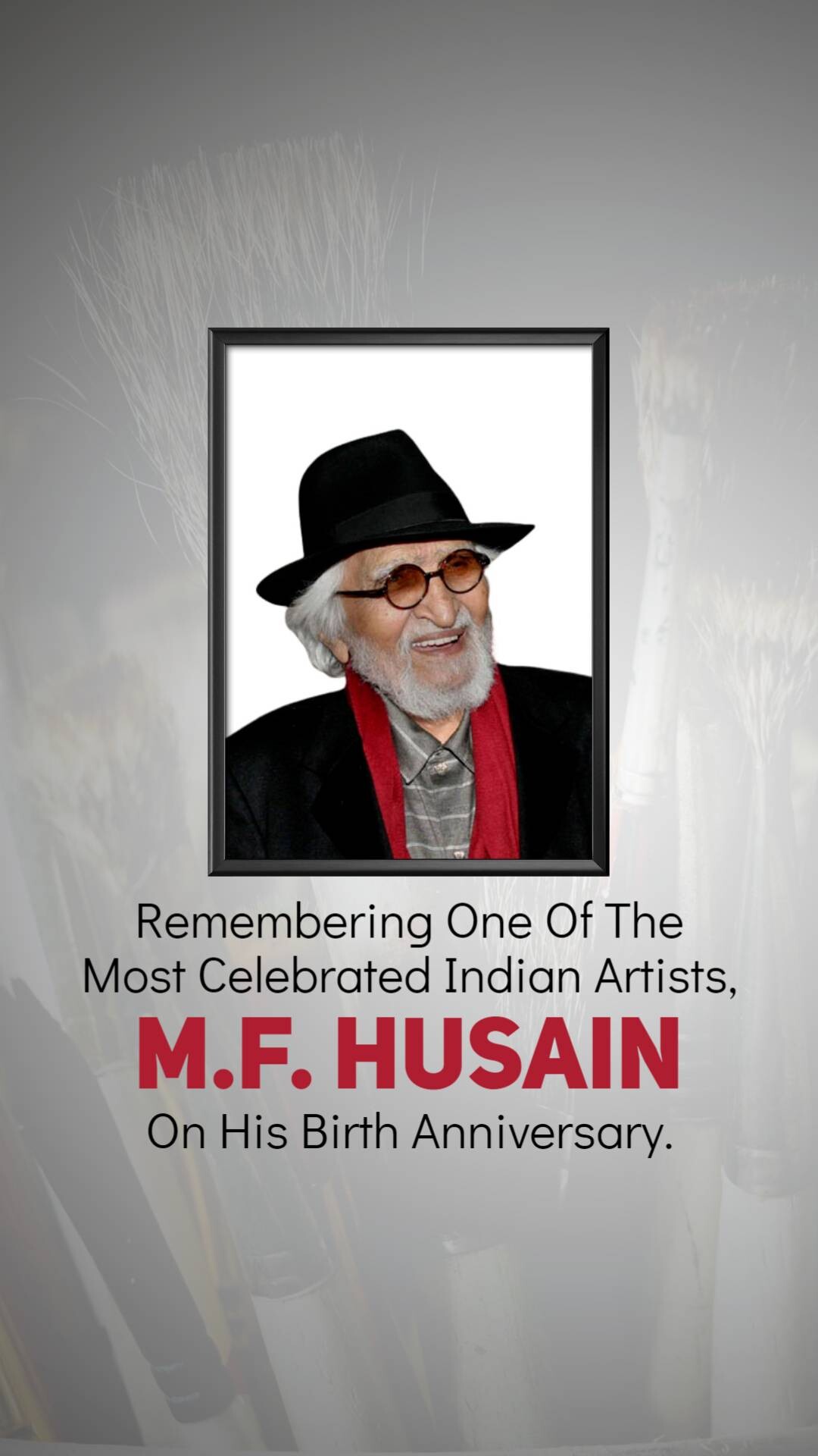 M. F. Husain Jayanti