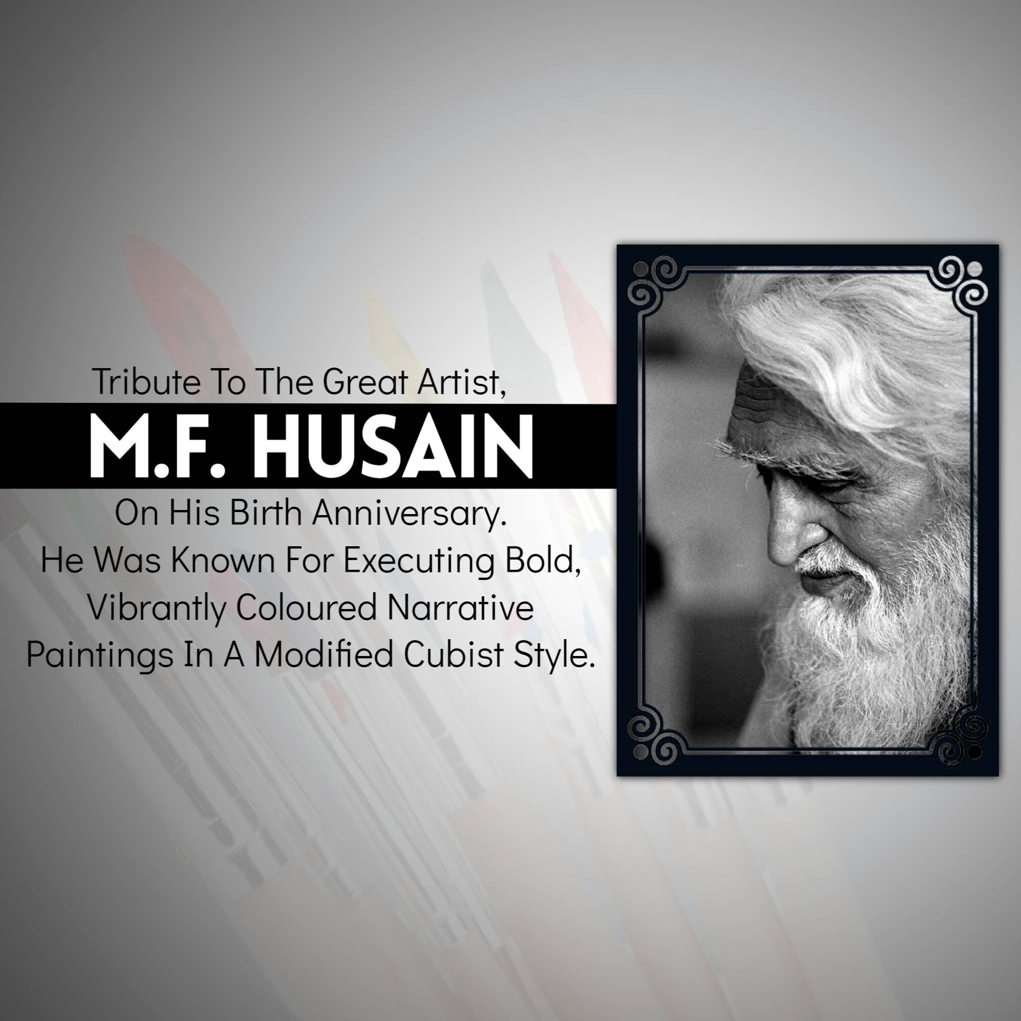 M. F. Husain Jayanti