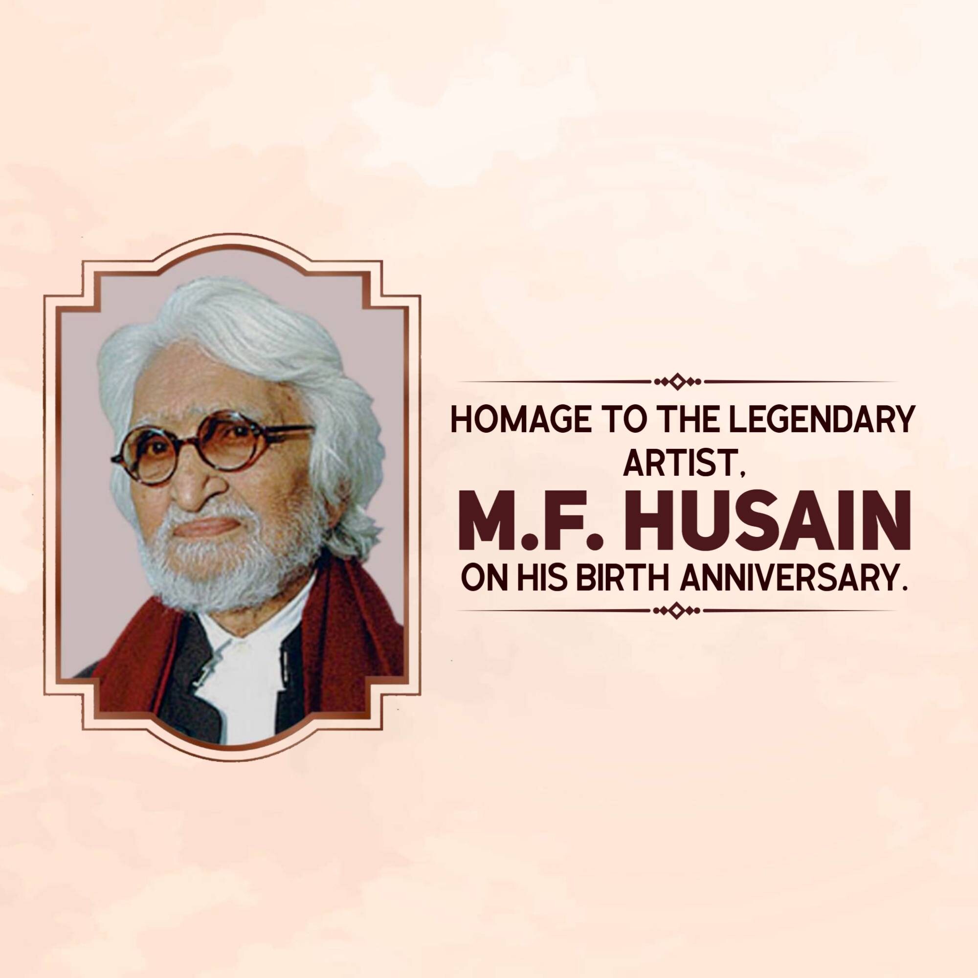 M. F. Husain Jayanti