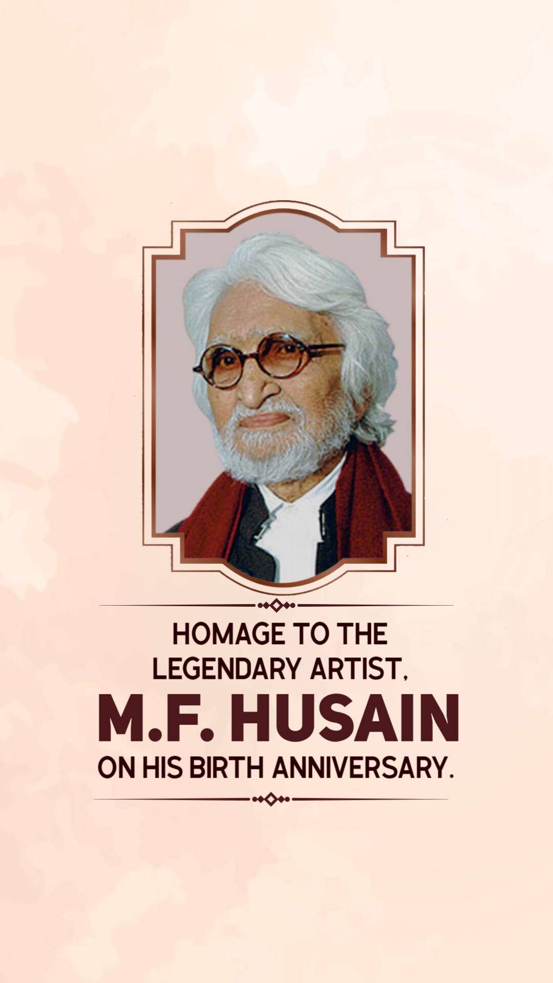 M. F. Husain Jayanti