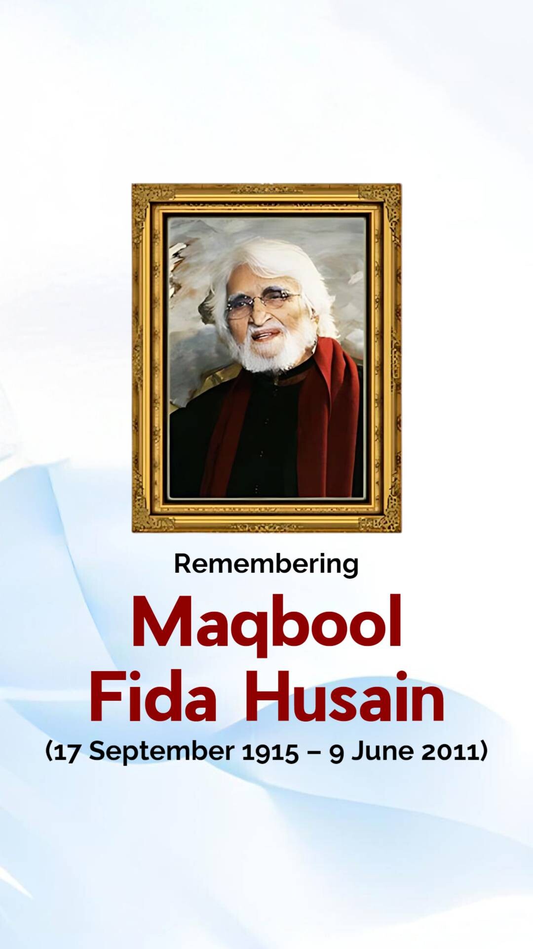 M. F. Husain Jayanti
