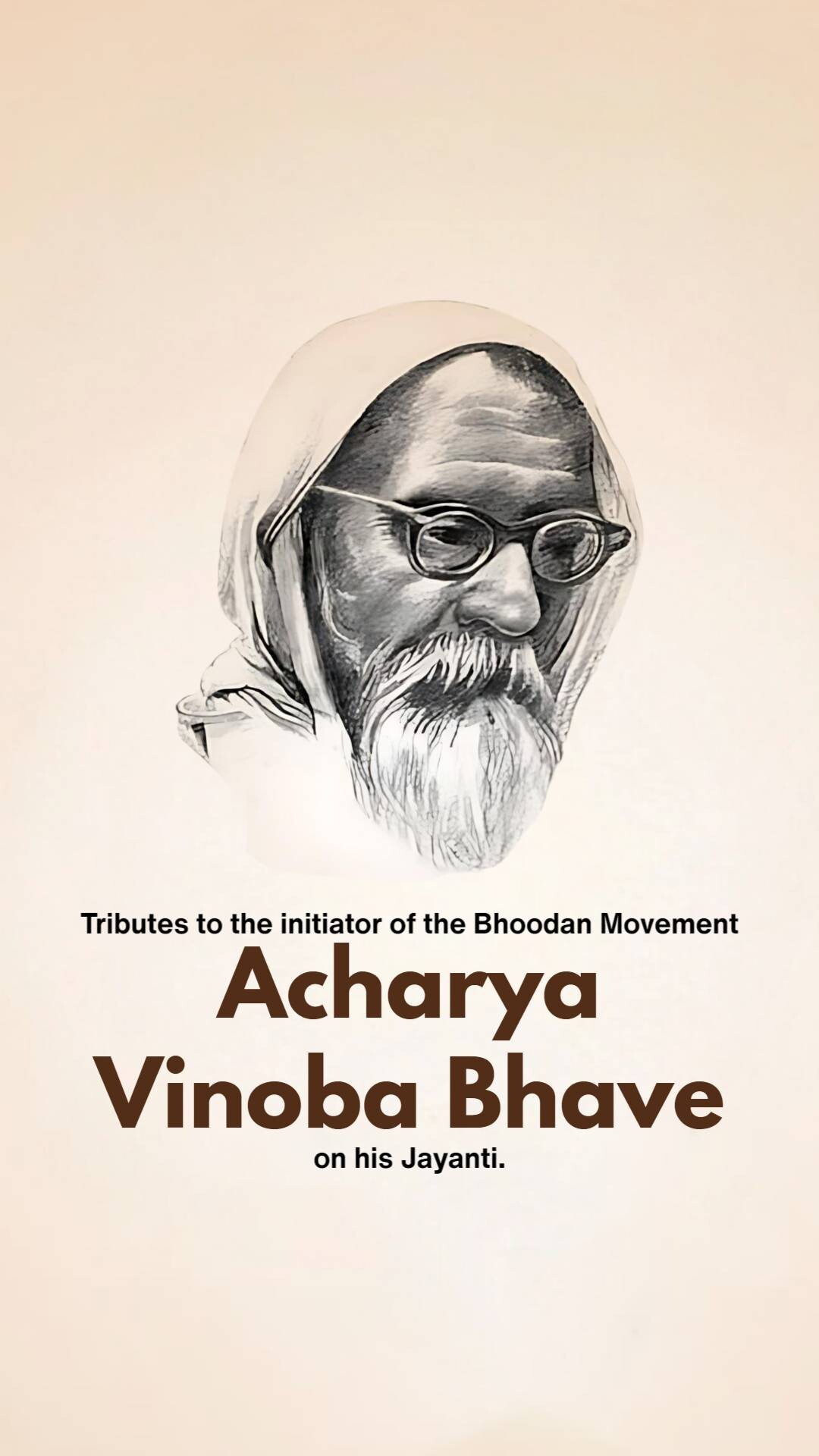 Vinoba Bhave Jayanti