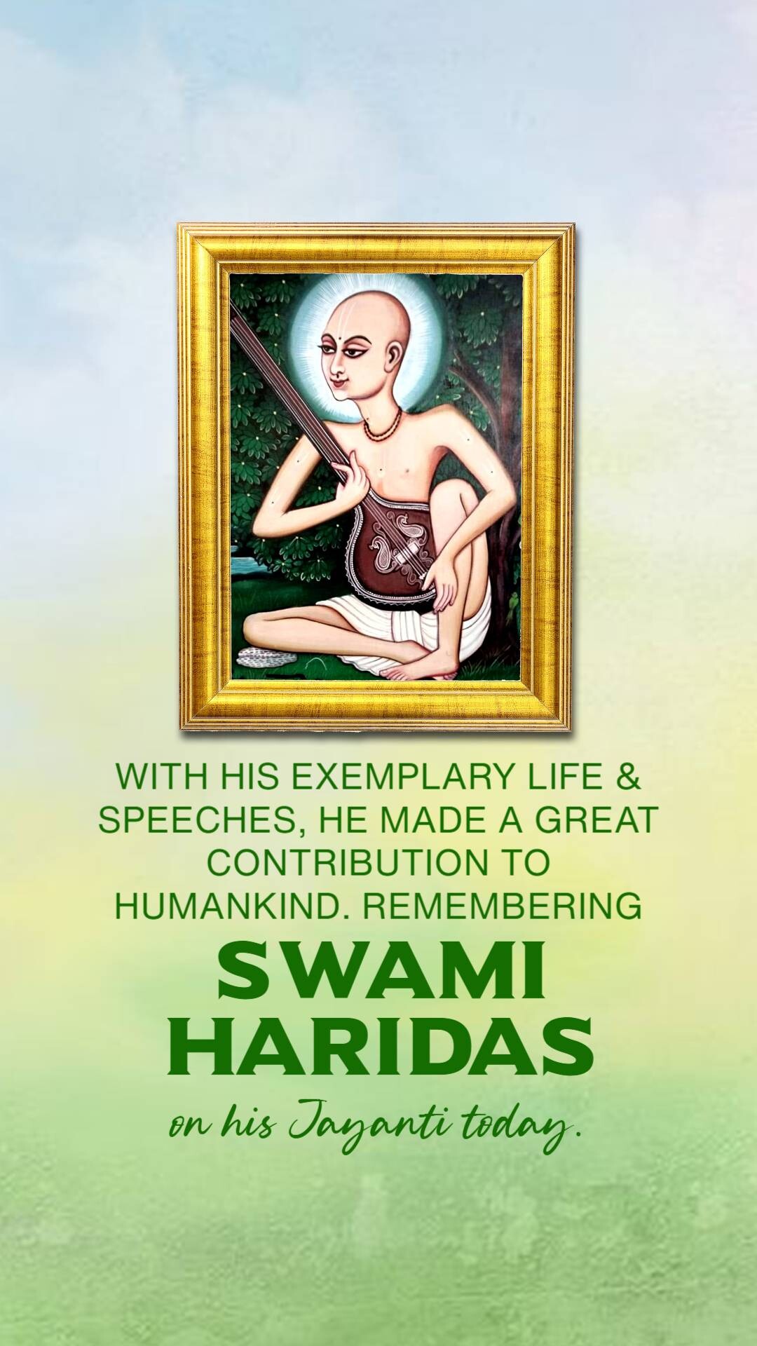 Swami Haridas Jayanti