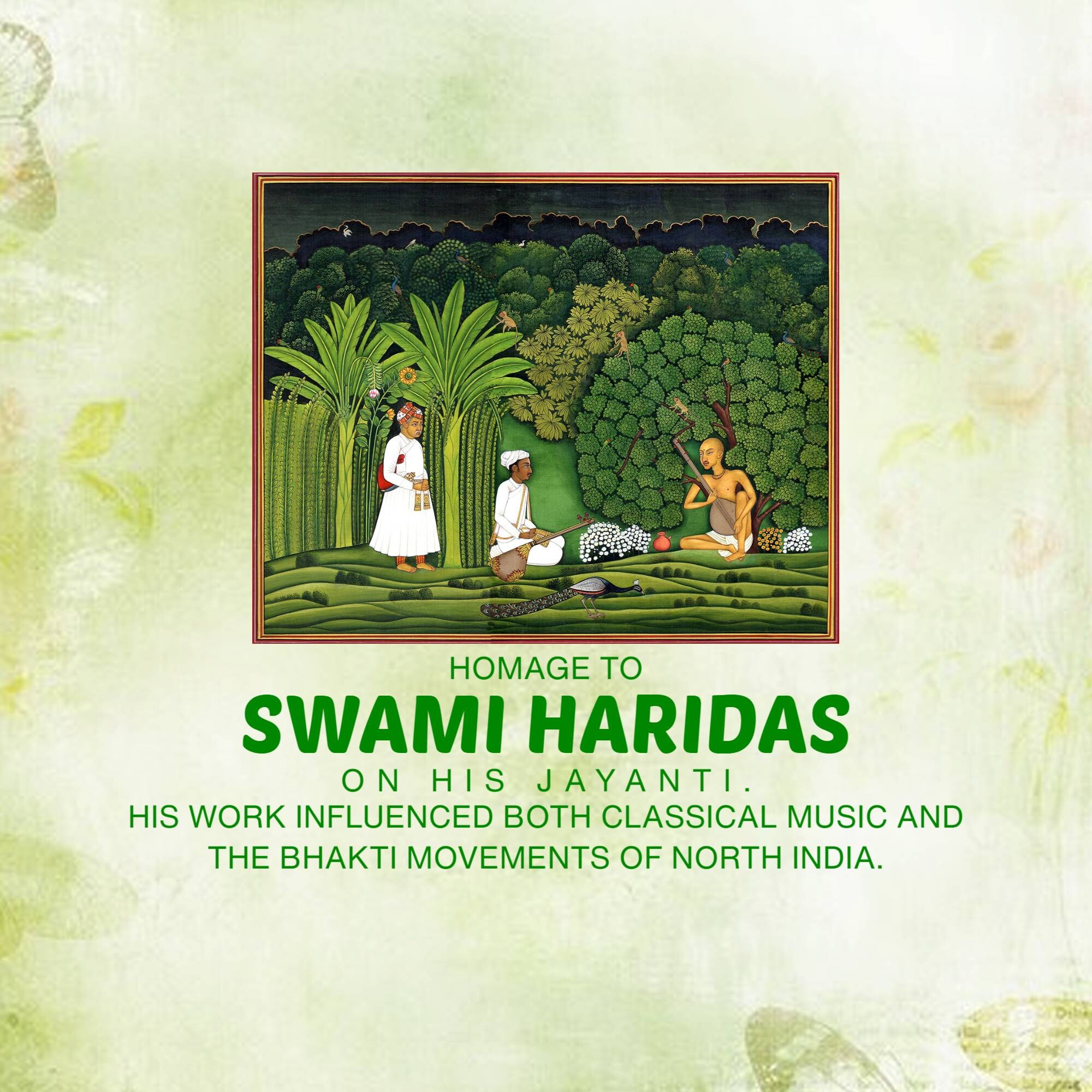 Swami Haridas Jayanti