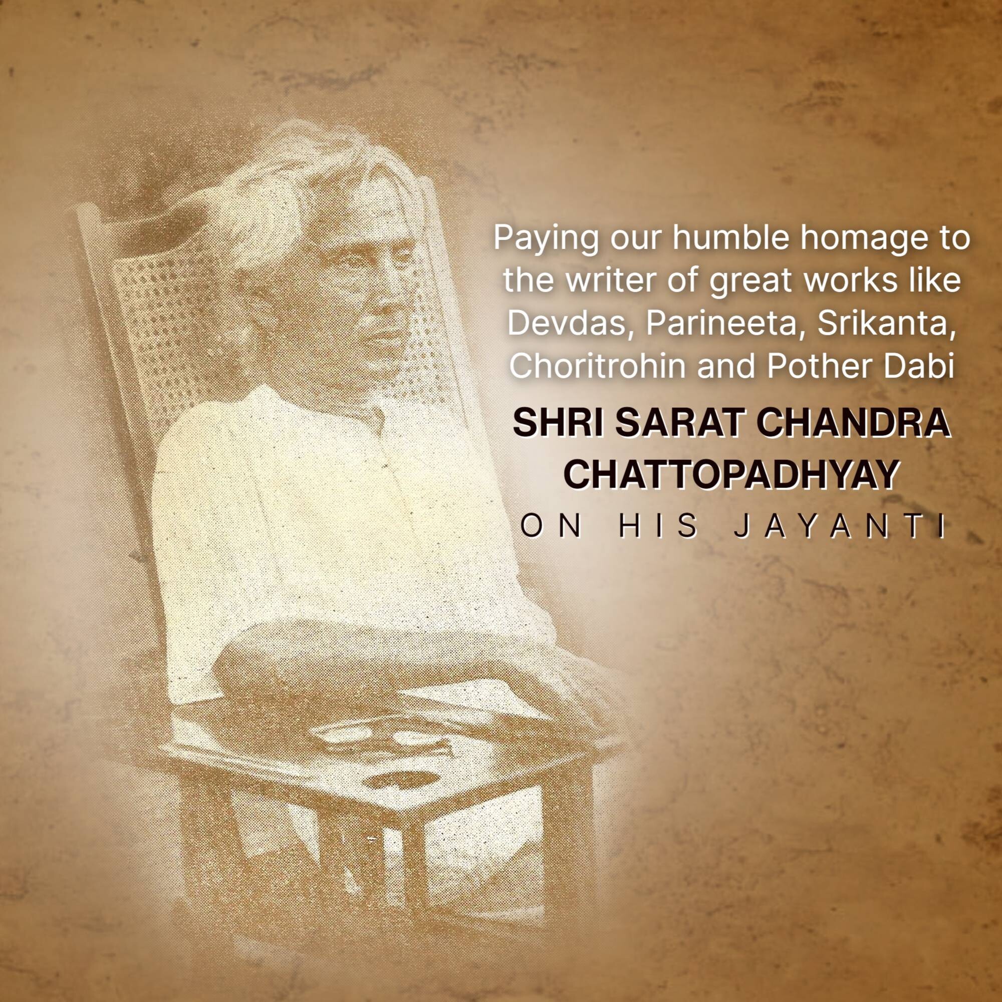 Sarat Chandra Chattopadhyay Jayanti