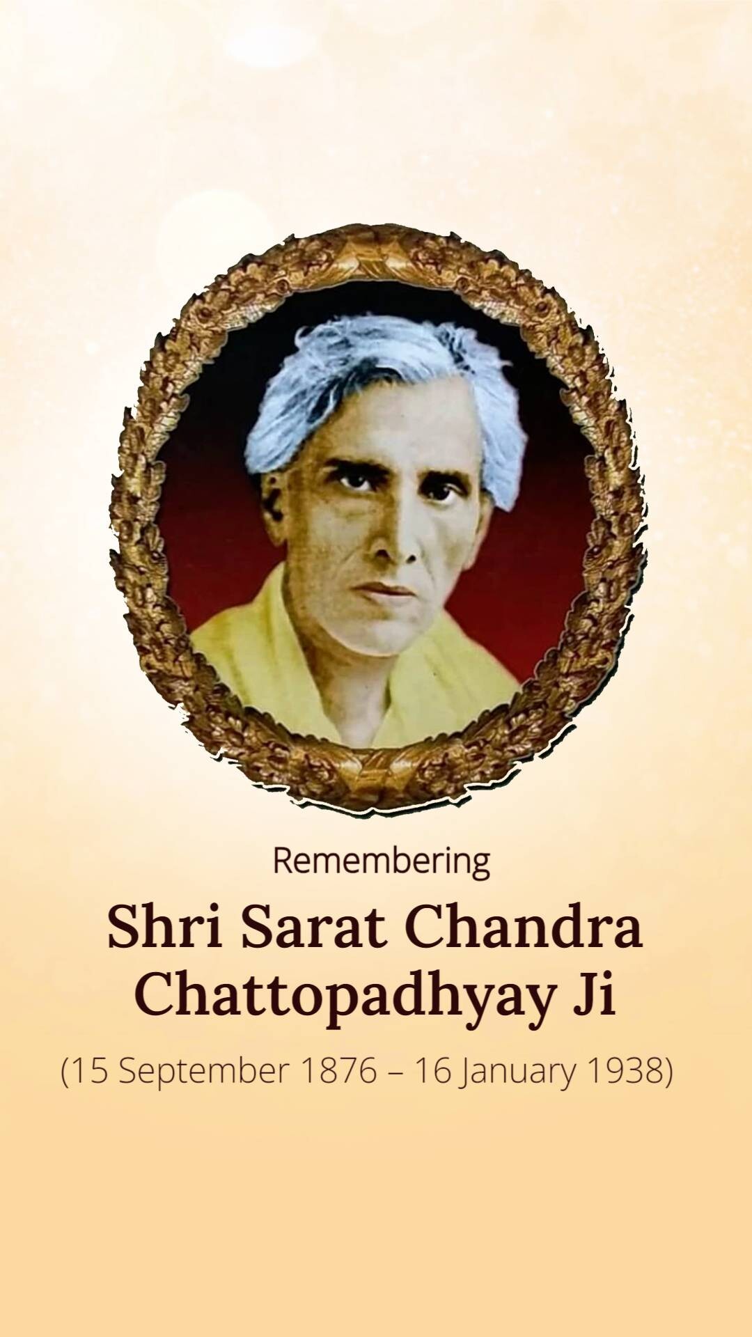 Sarat Chandra Chattopadhyay Jayanti
