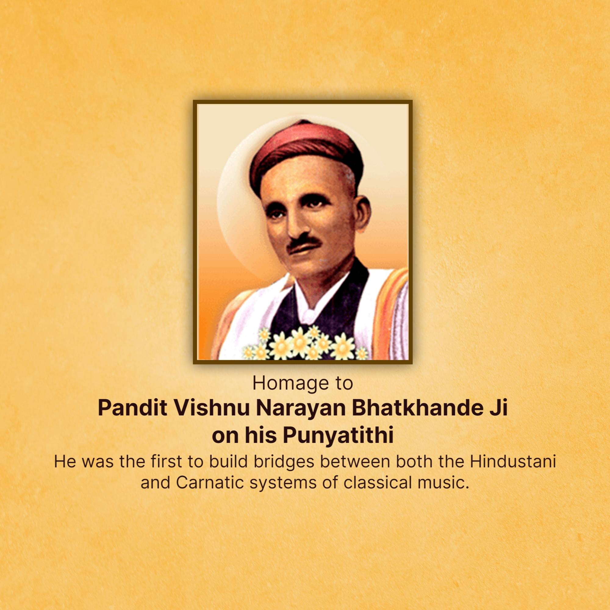 Vishnu Narayan Bhatkhande Punyatithi
