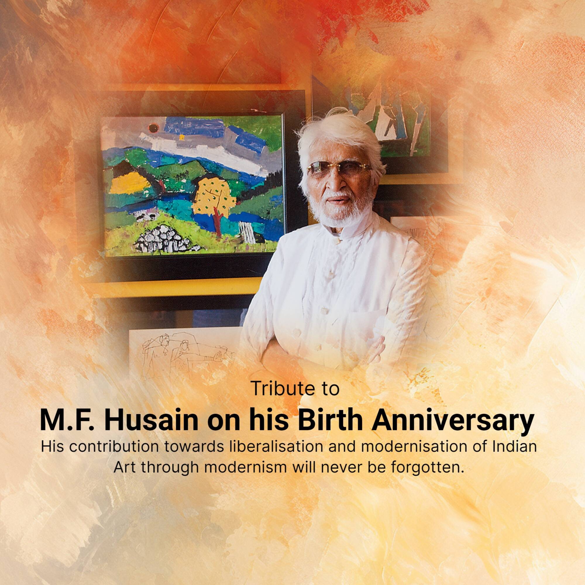 M. F. Husain Jayanti