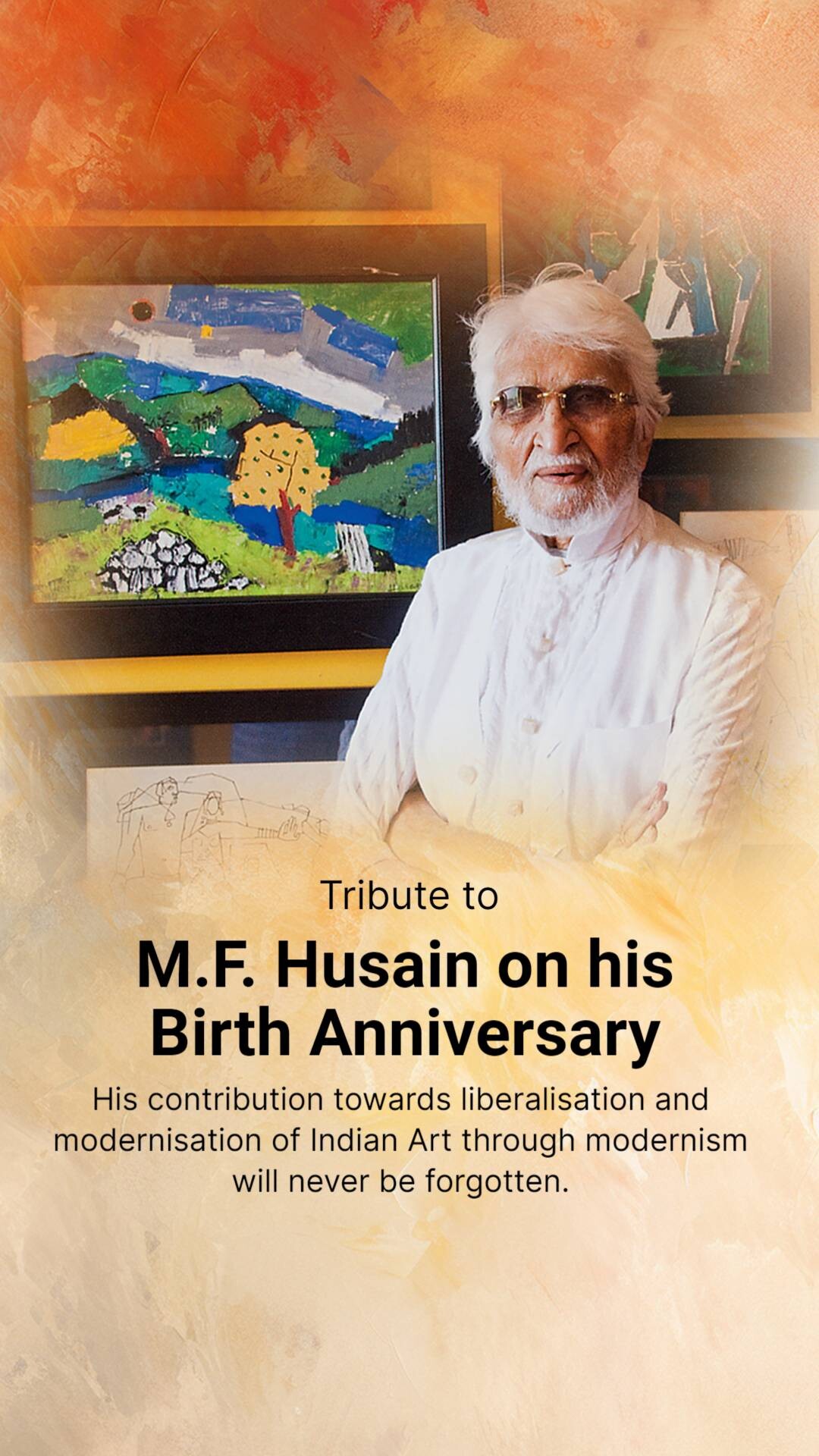 M. F. Husain Jayanti