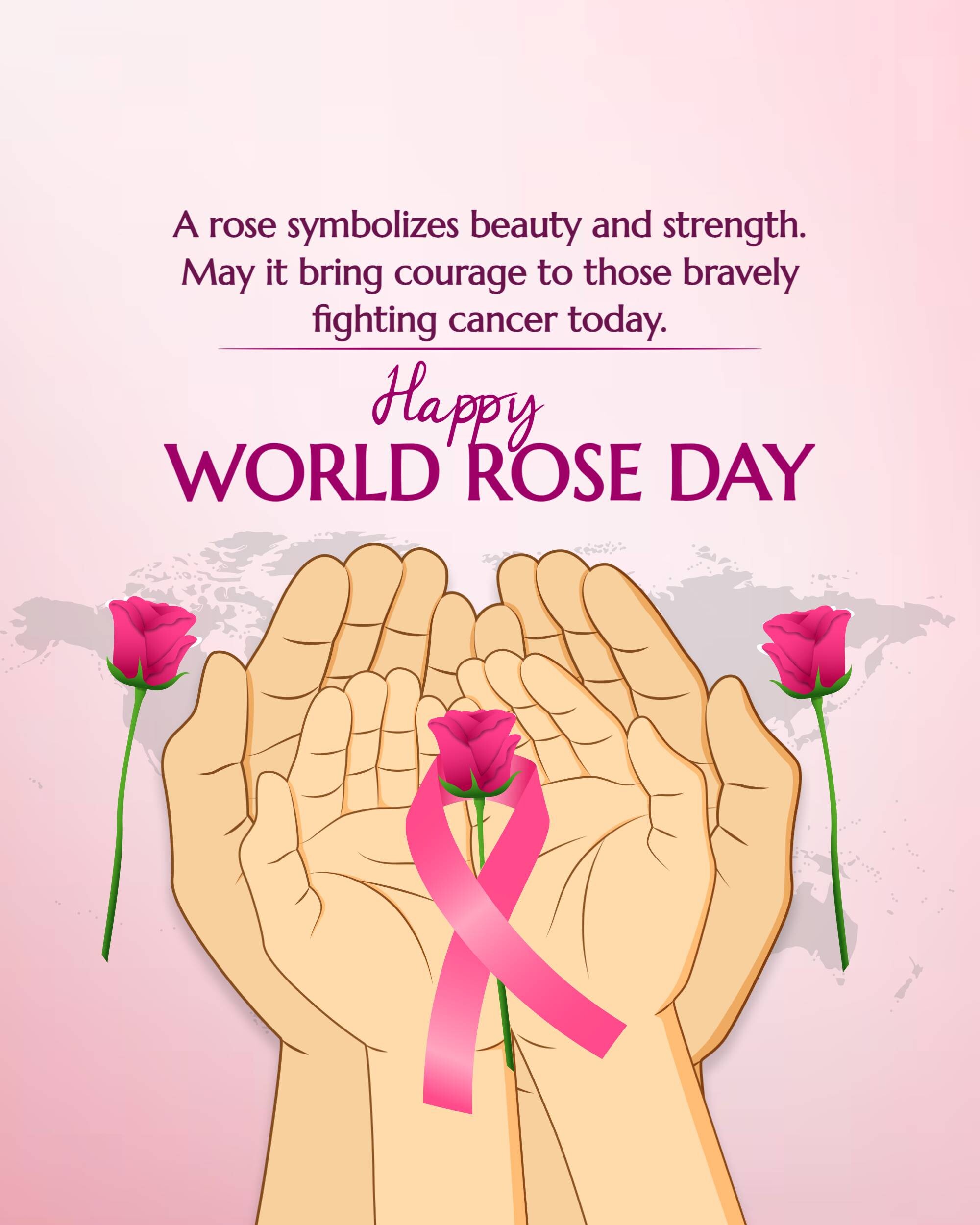 Rose day welfare of cancer patients