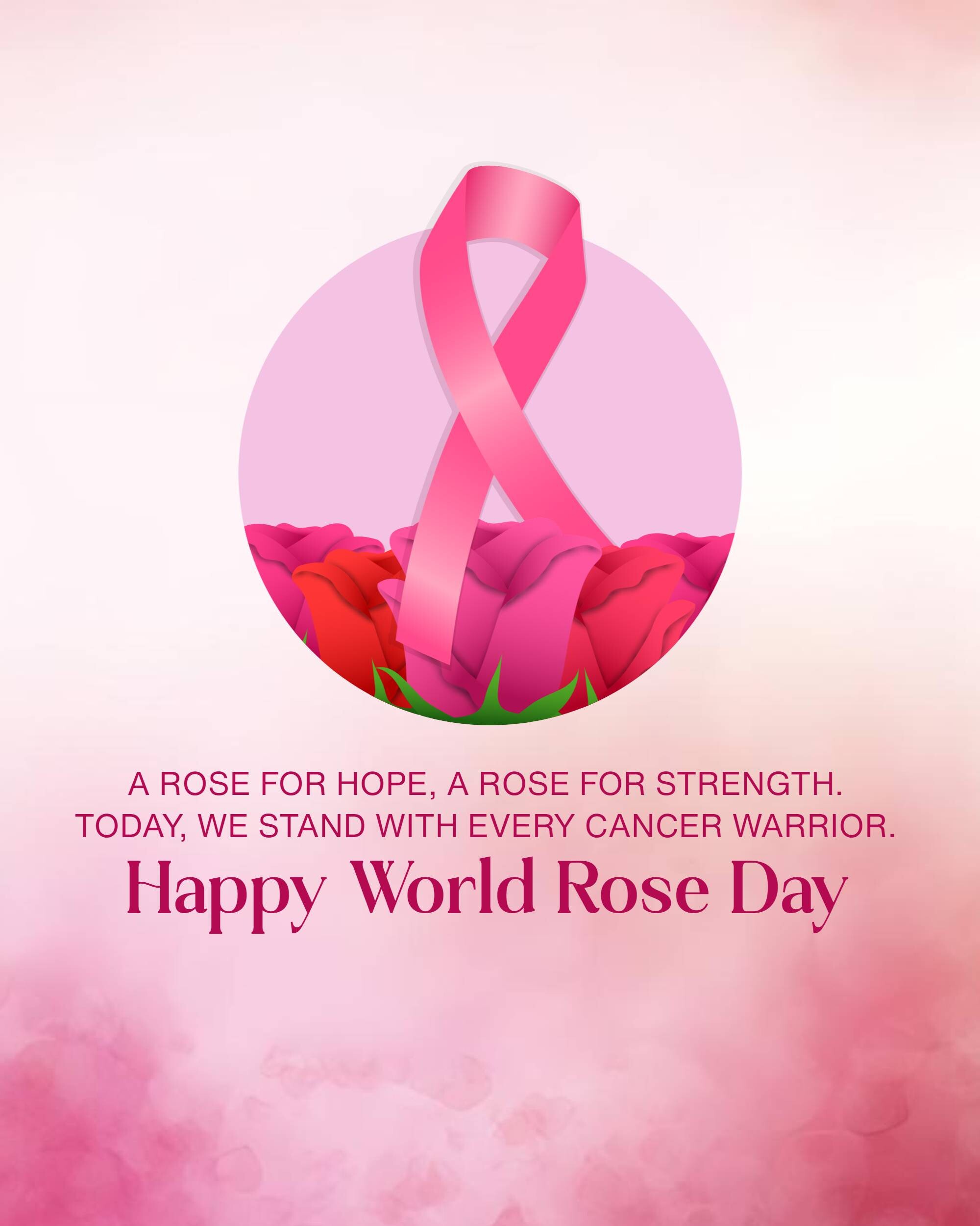 Rose day welfare of cancer patients