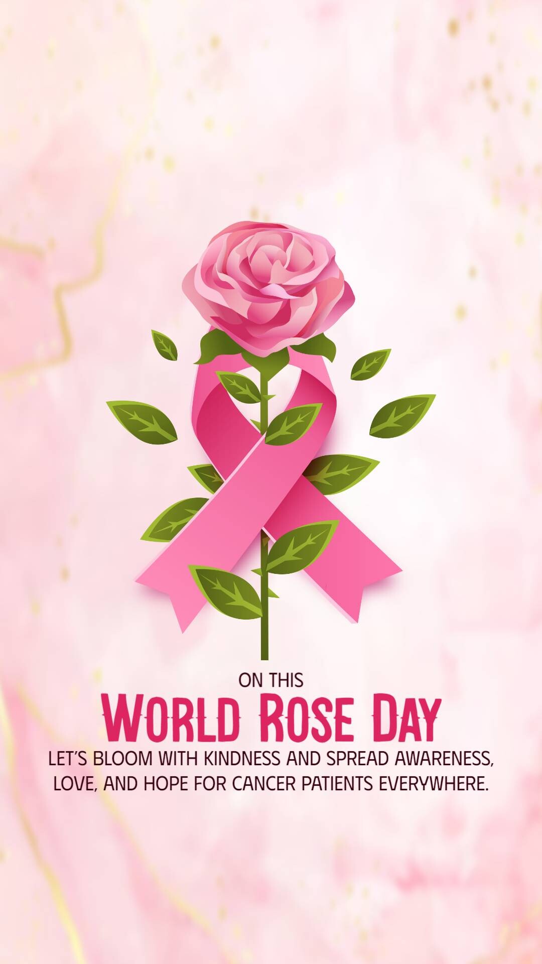 Rose day welfare of cancer patients