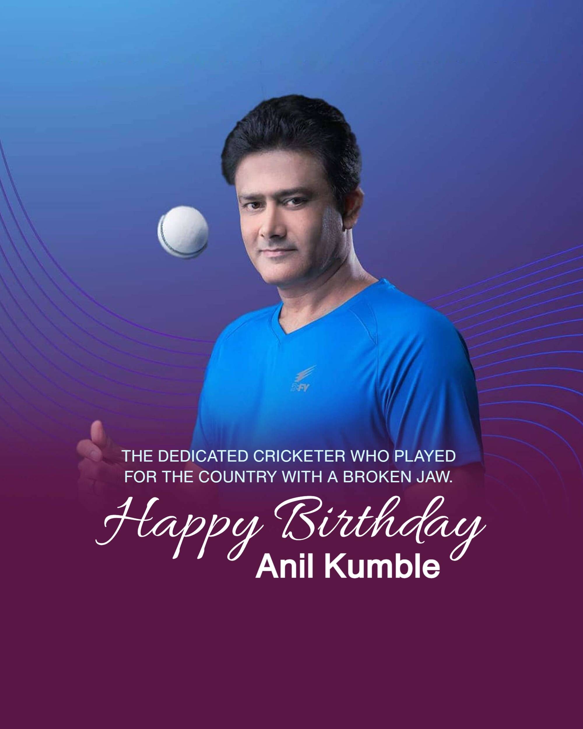 Anil Kumble Birthday