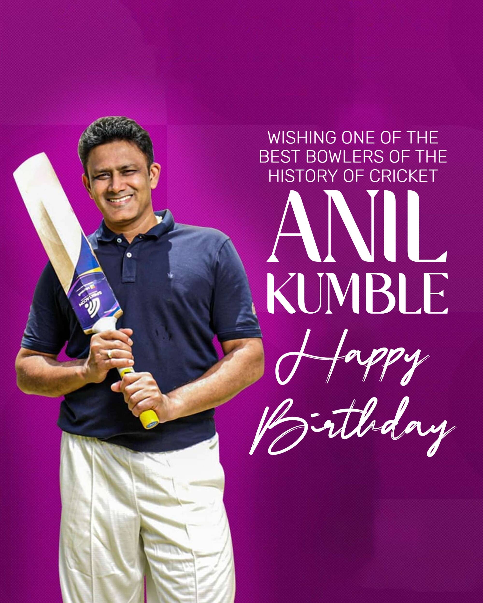 Anil Kumble Birthday