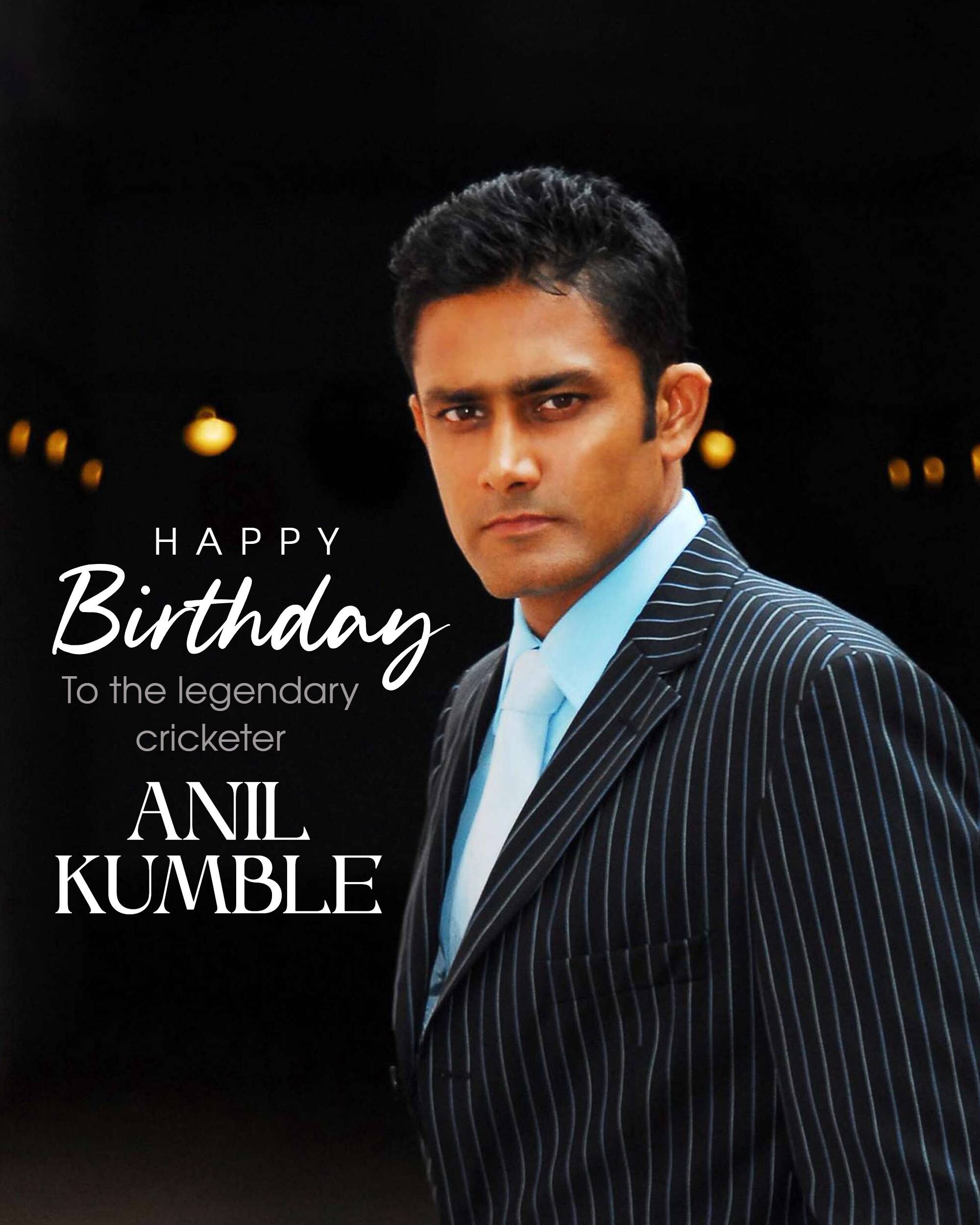 Anil Kumble Birthday