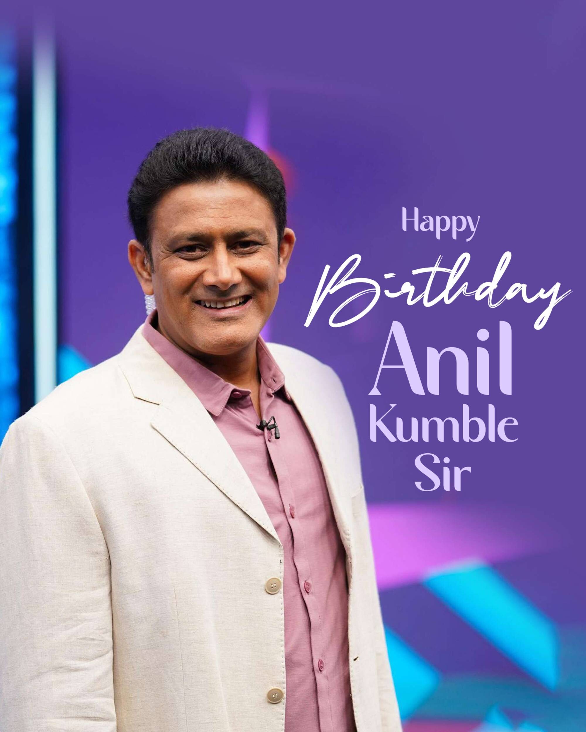 Anil Kumble Birthday