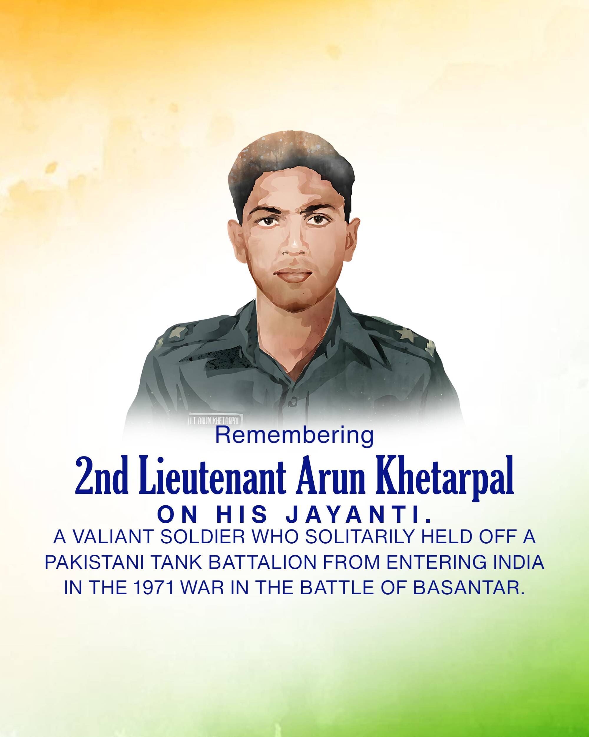 Arun Khetarpal Jayanti