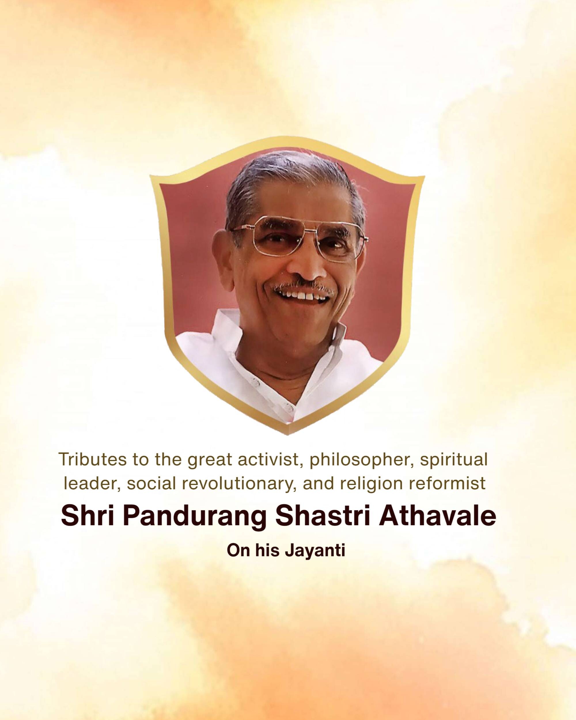Pandurang Shastri Athavale Jayanti