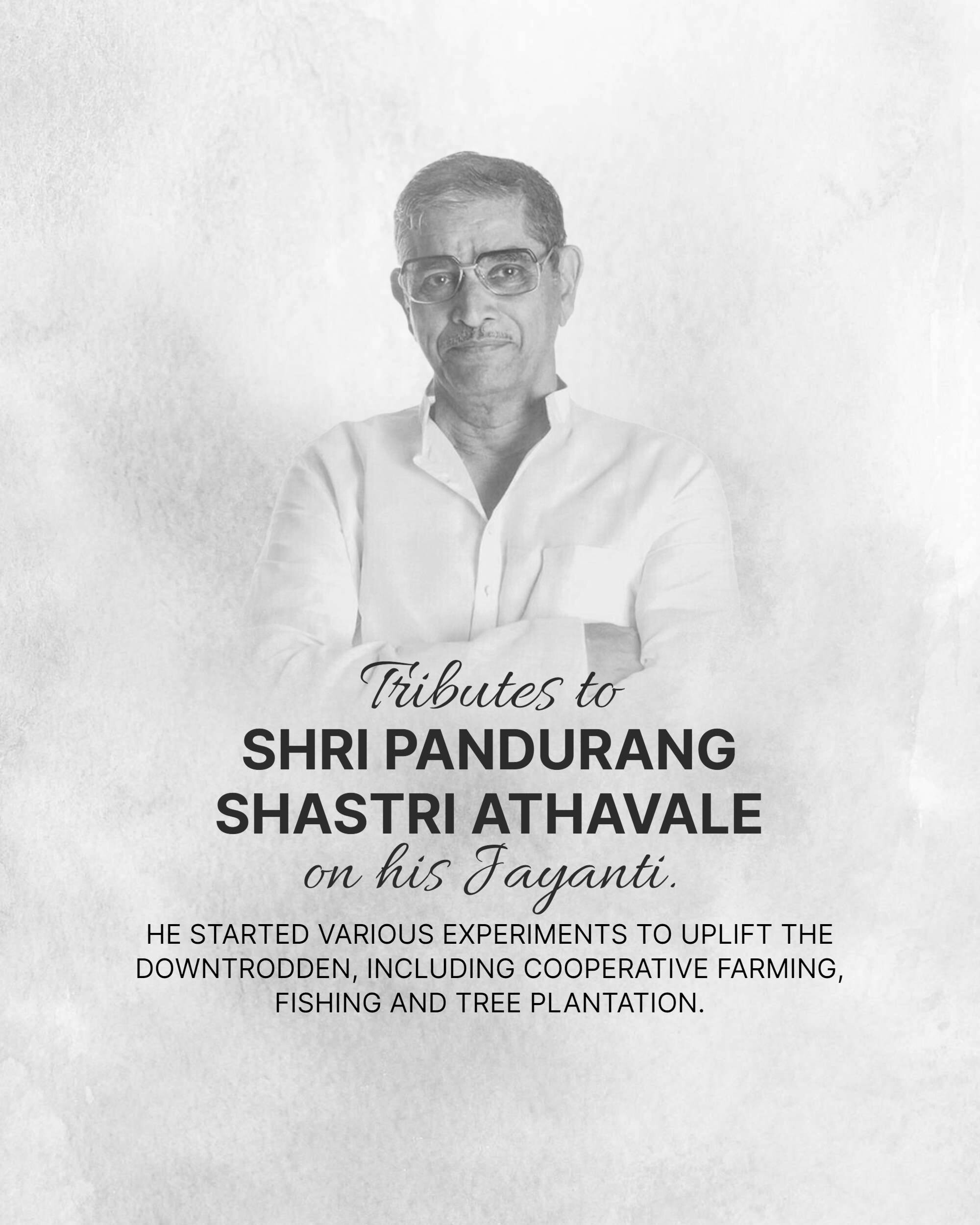 Pandurang Shastri Athavale Jayanti