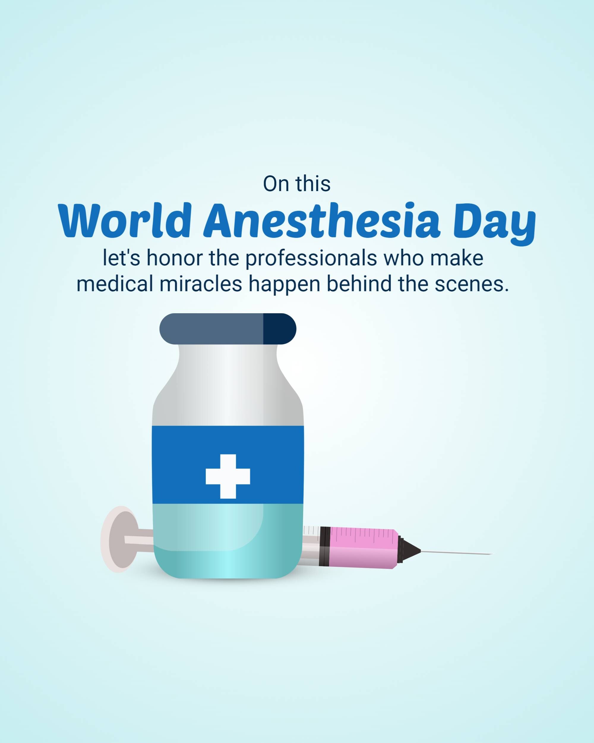 World Anesthesia Day