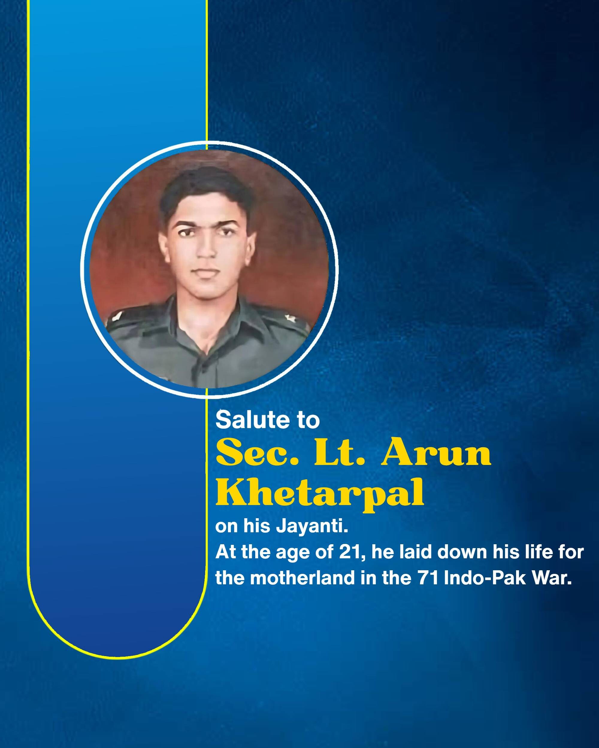 Arun Khetarpal Jayanti